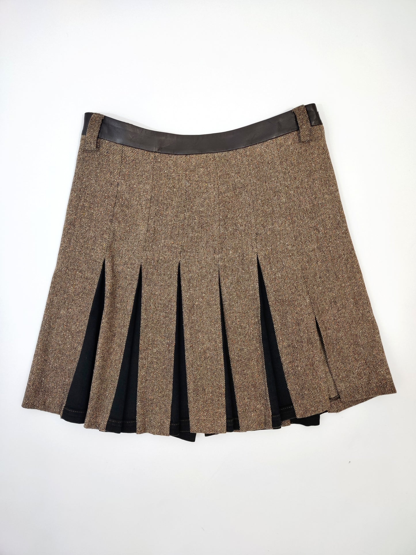 D&G Vintage Pleated Wool Skirt