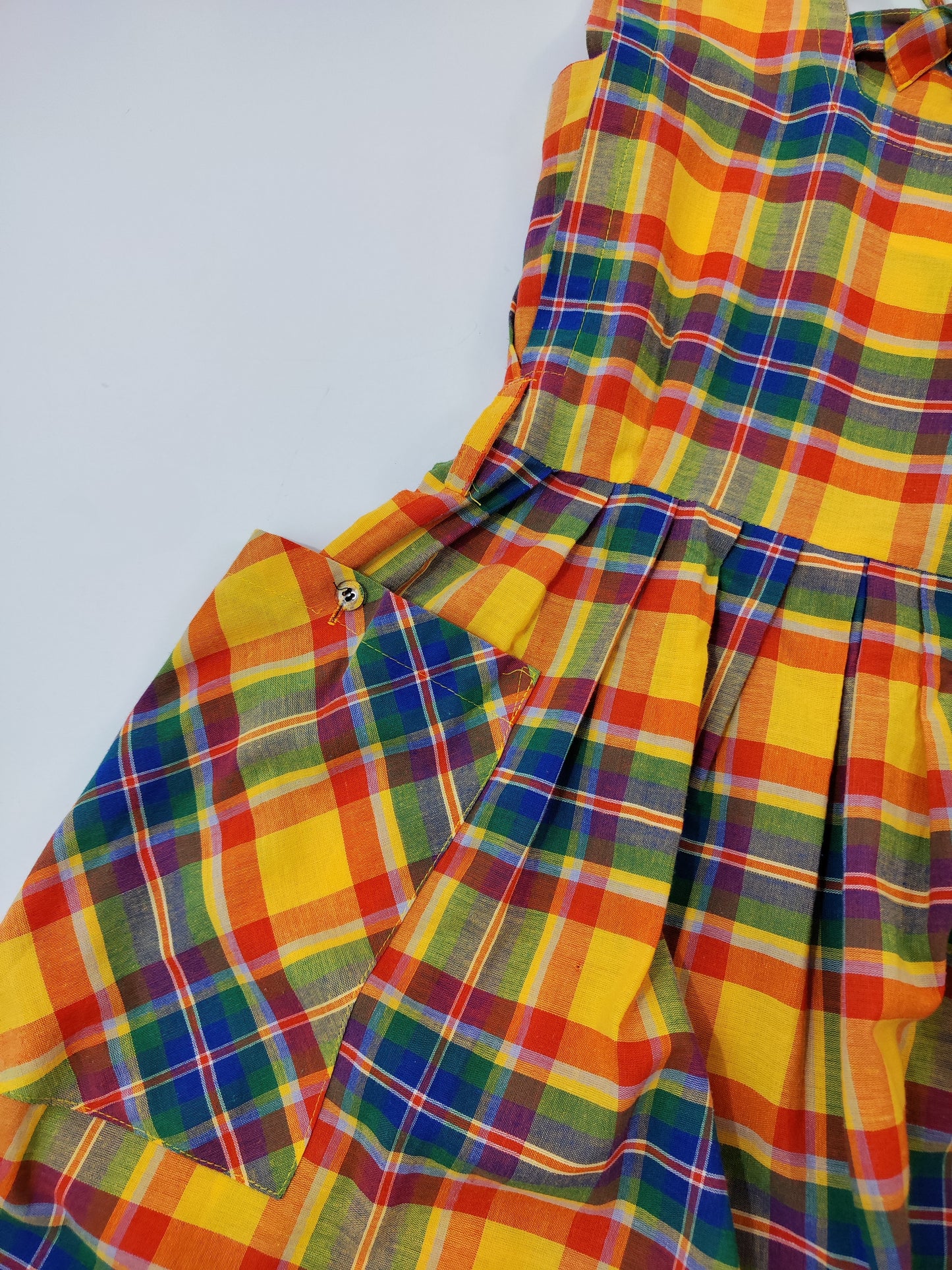 Early '80s Madras Dress