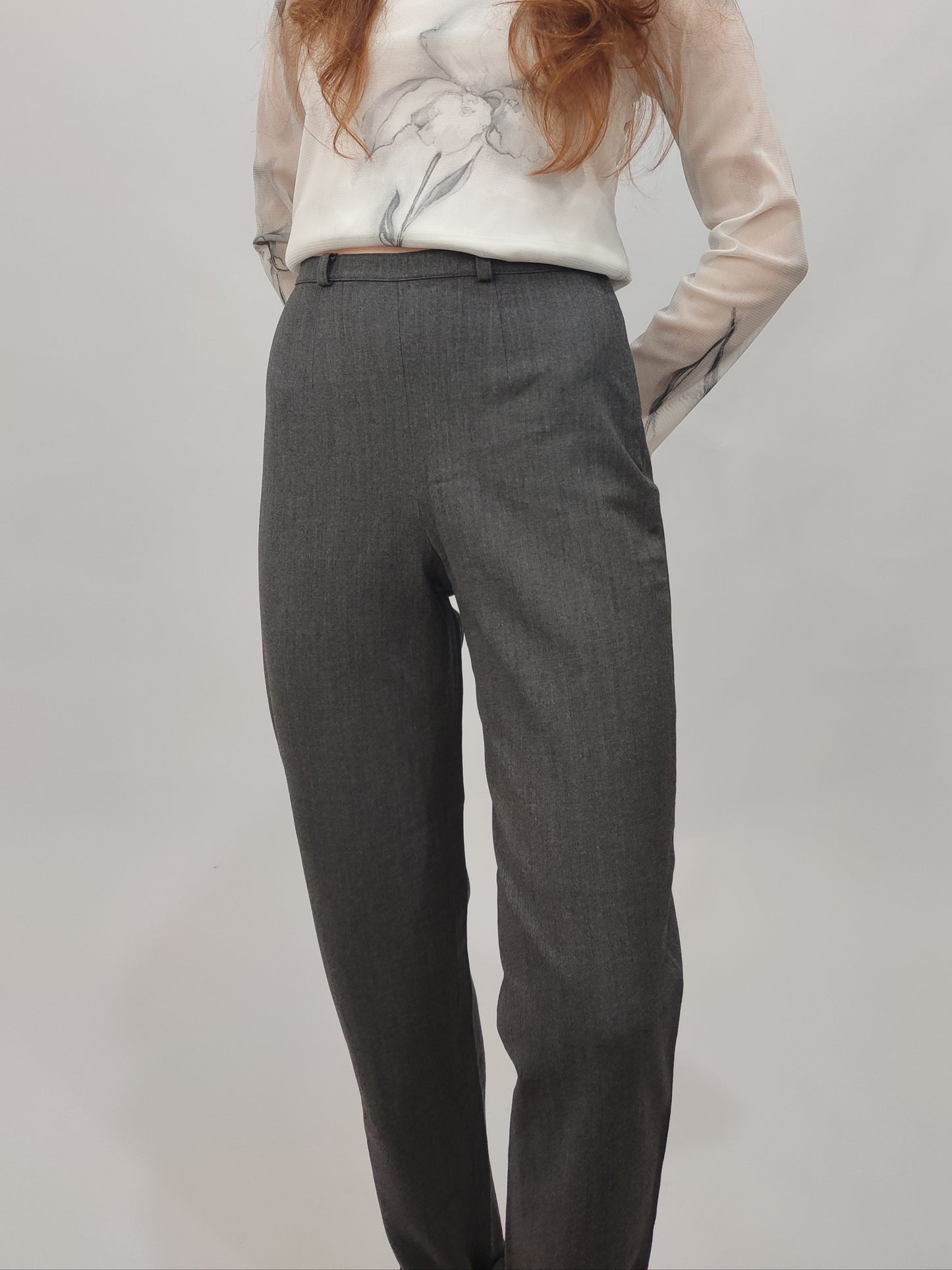 Max Mara Gray Trousers