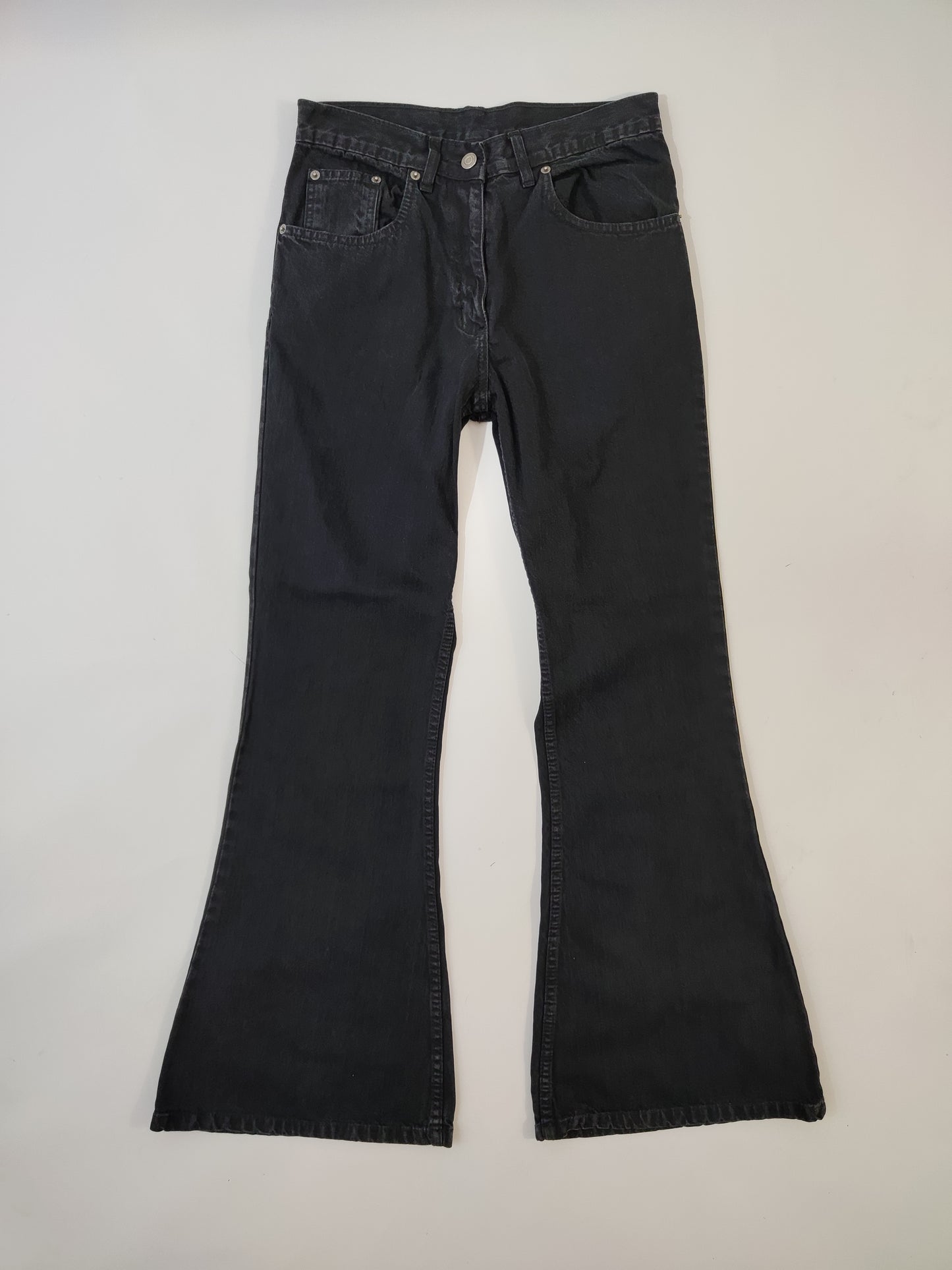 Vintage Flared Jeans - Black