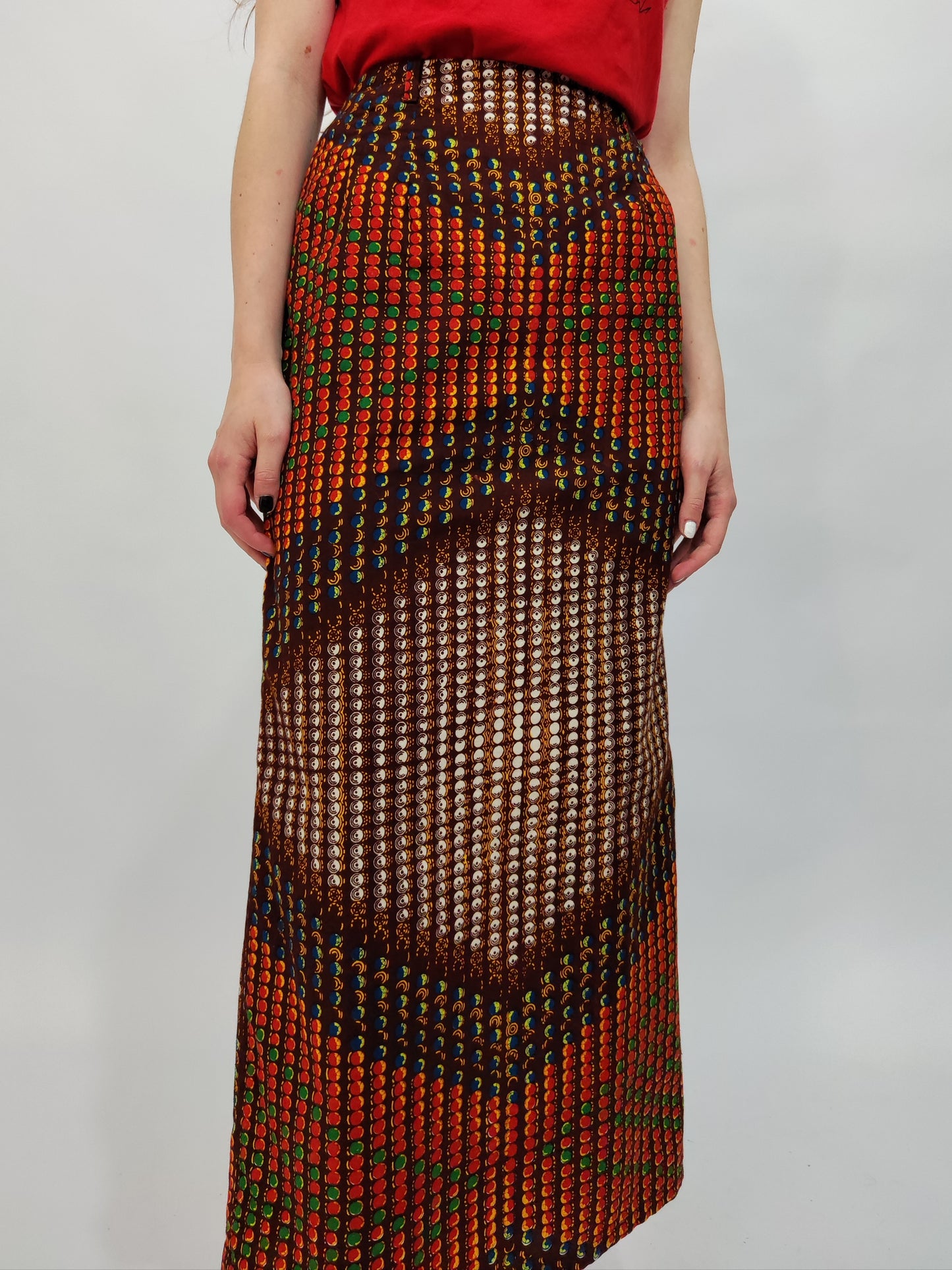 '70s Optical Longuette Skirt - Small def.