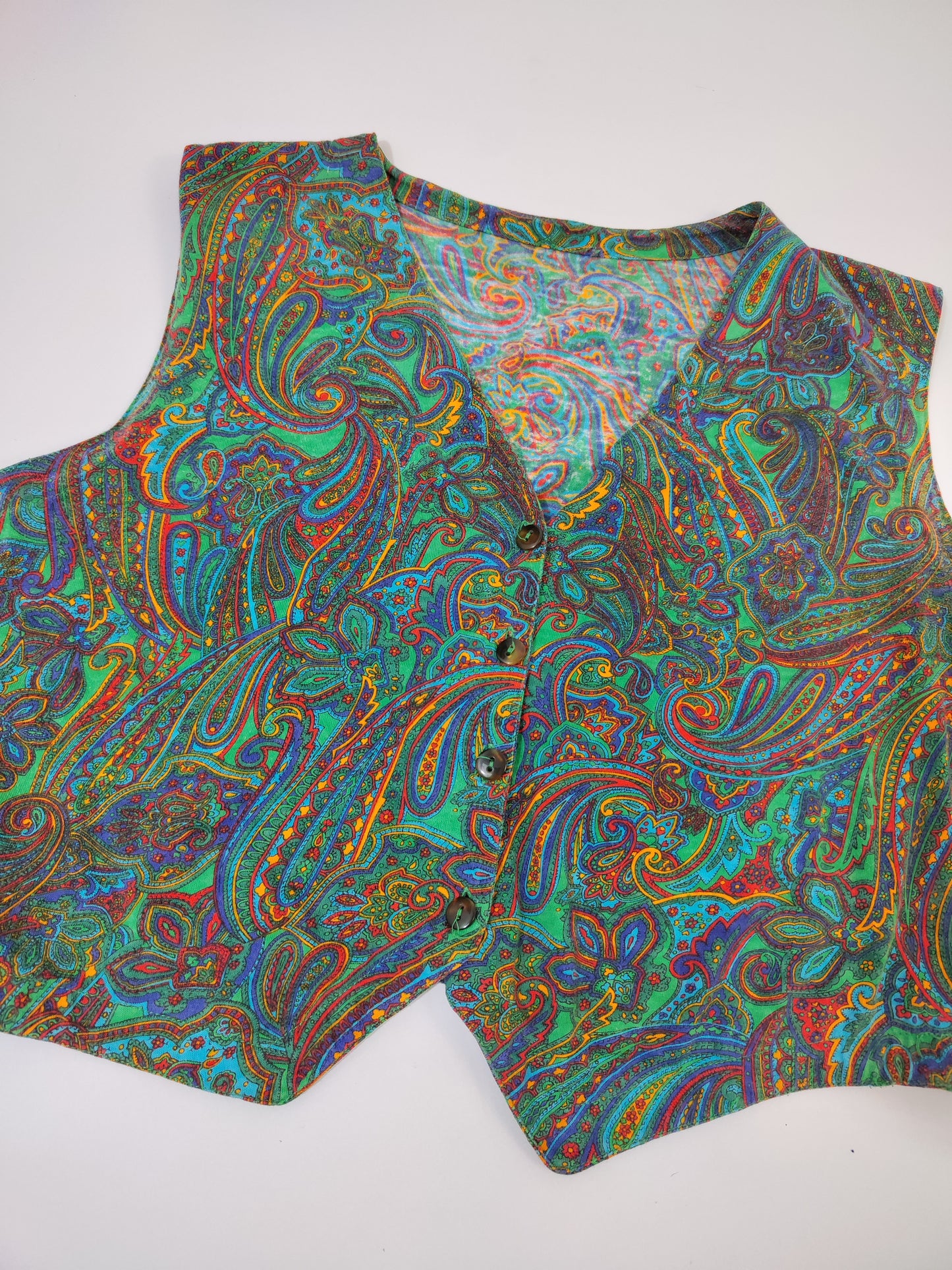 '80s Paisley Vest