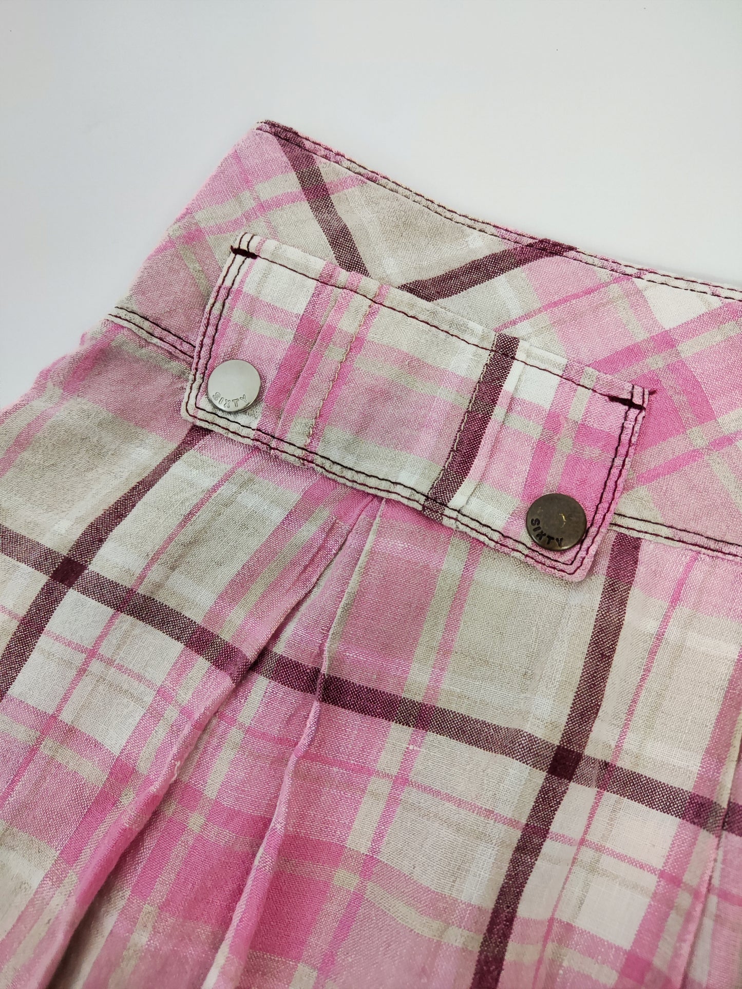 Miss Sixty Mini Linen Skirt - Size L
