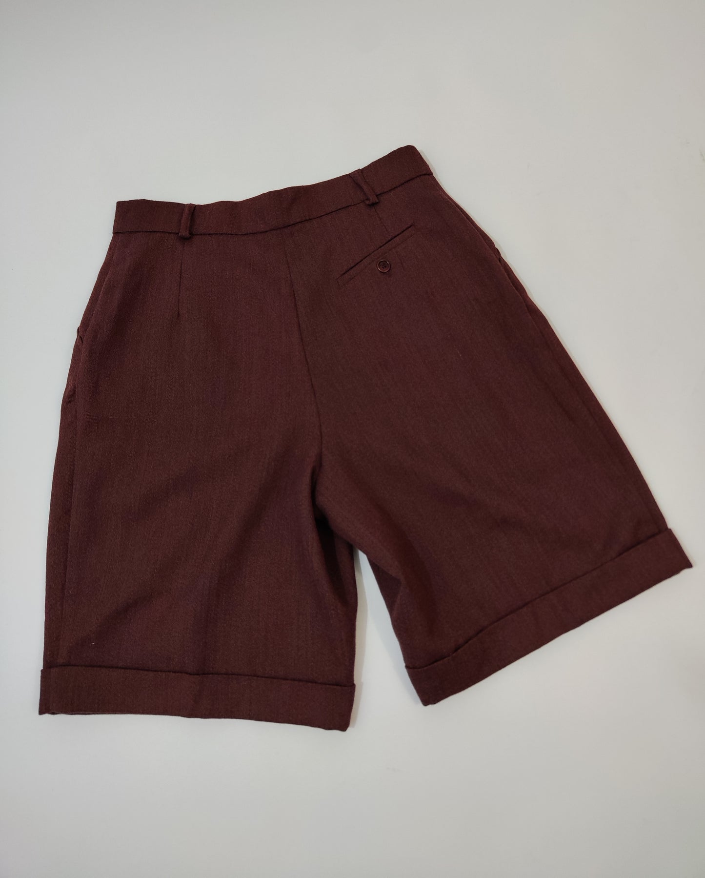 MaxMara Weekend Deadstock Wool Shorts - Size L