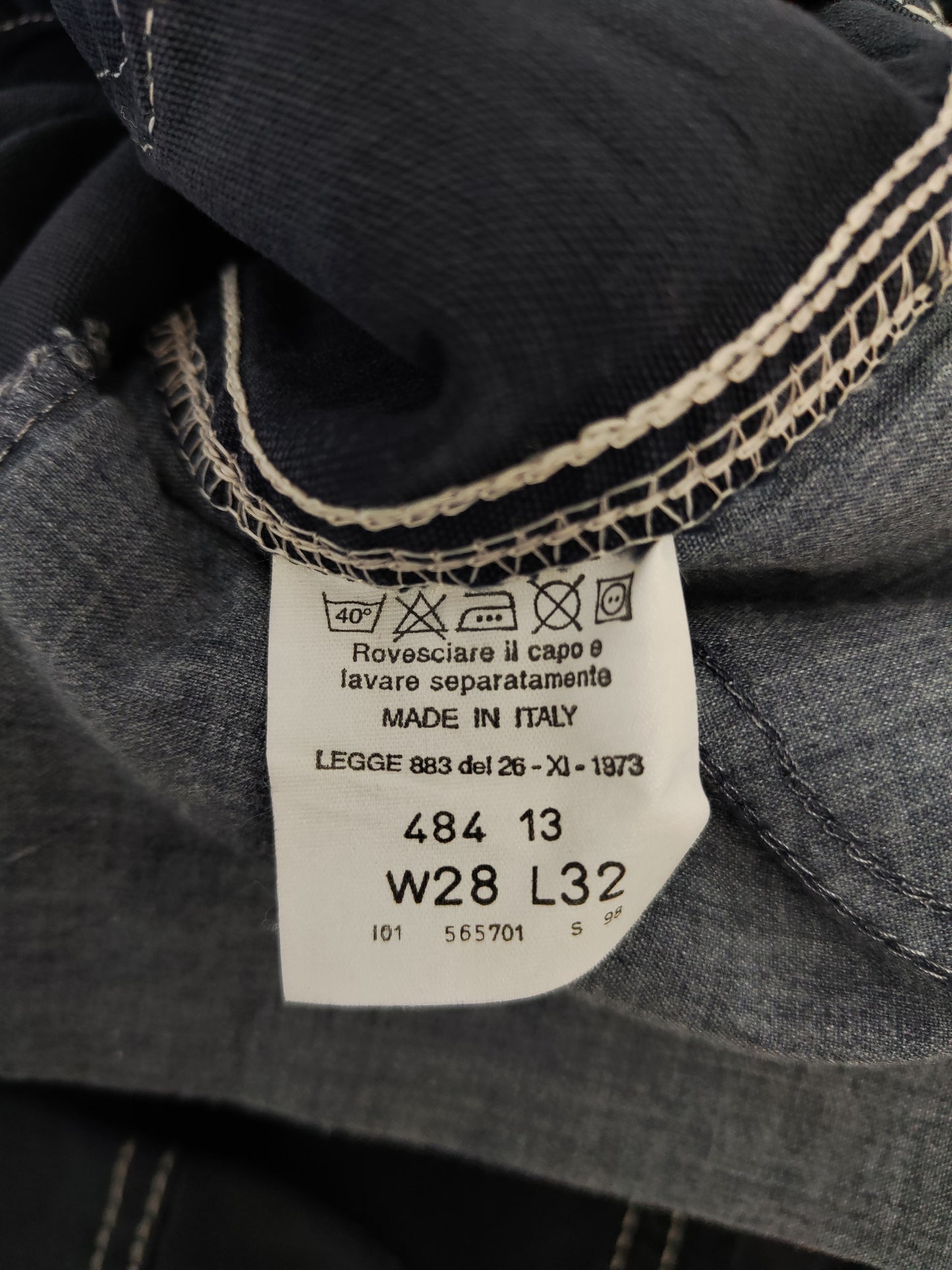 Levi's 484 Workpants, Dark Blue - Deadstock