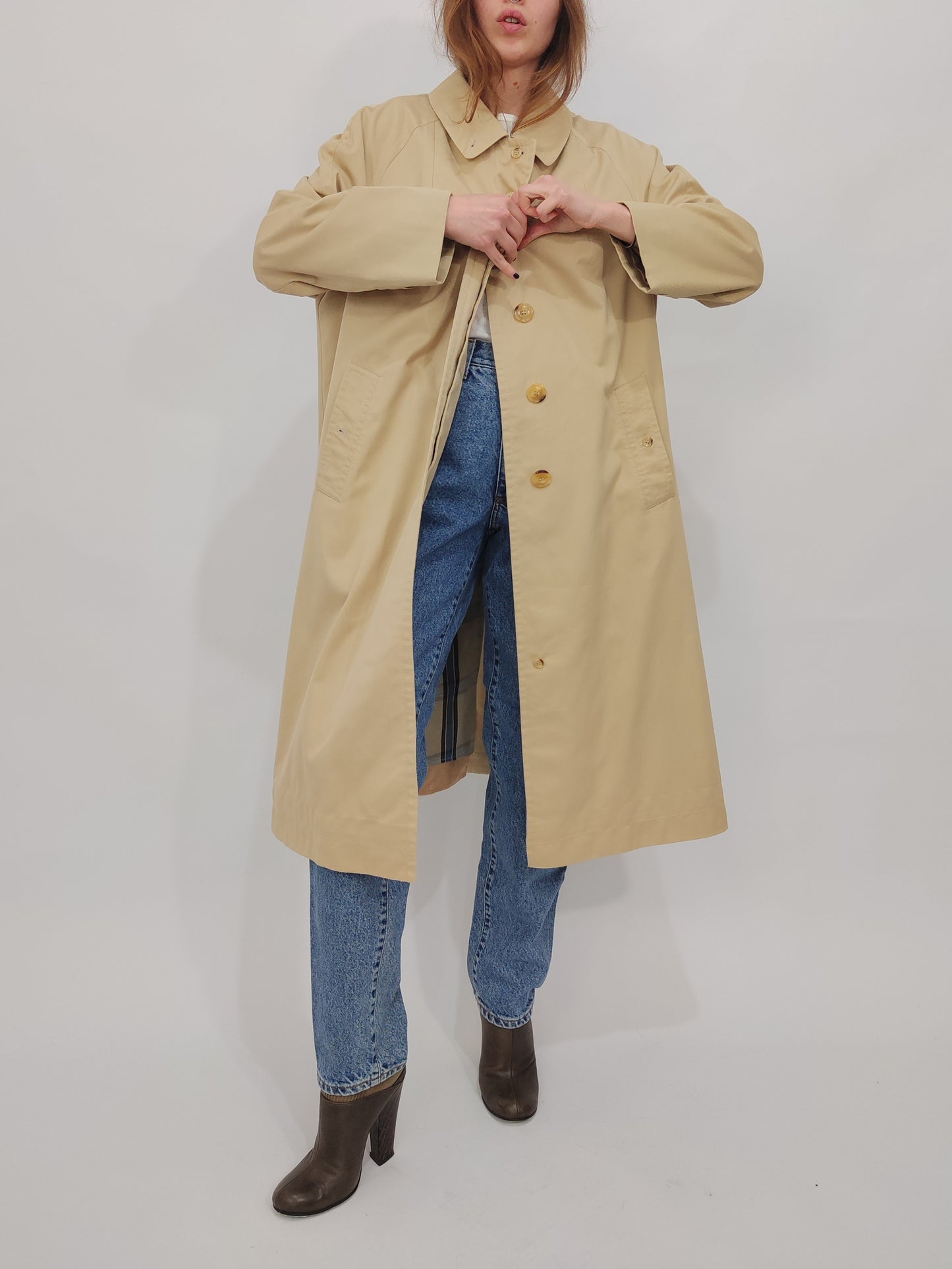 Boecker '70s Vintage Diolen Trench