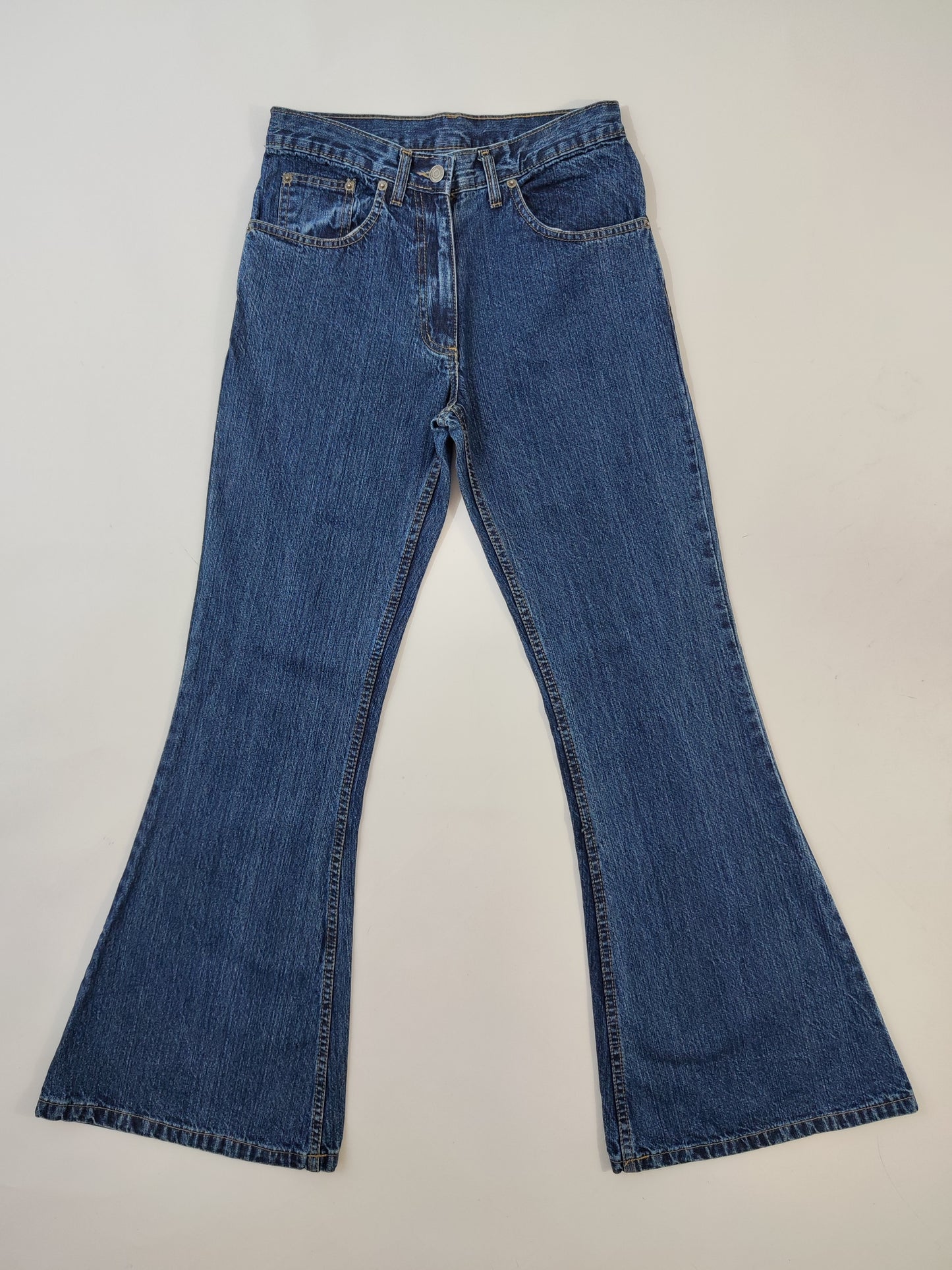 Vintage Flared Jeans - Blue Mid