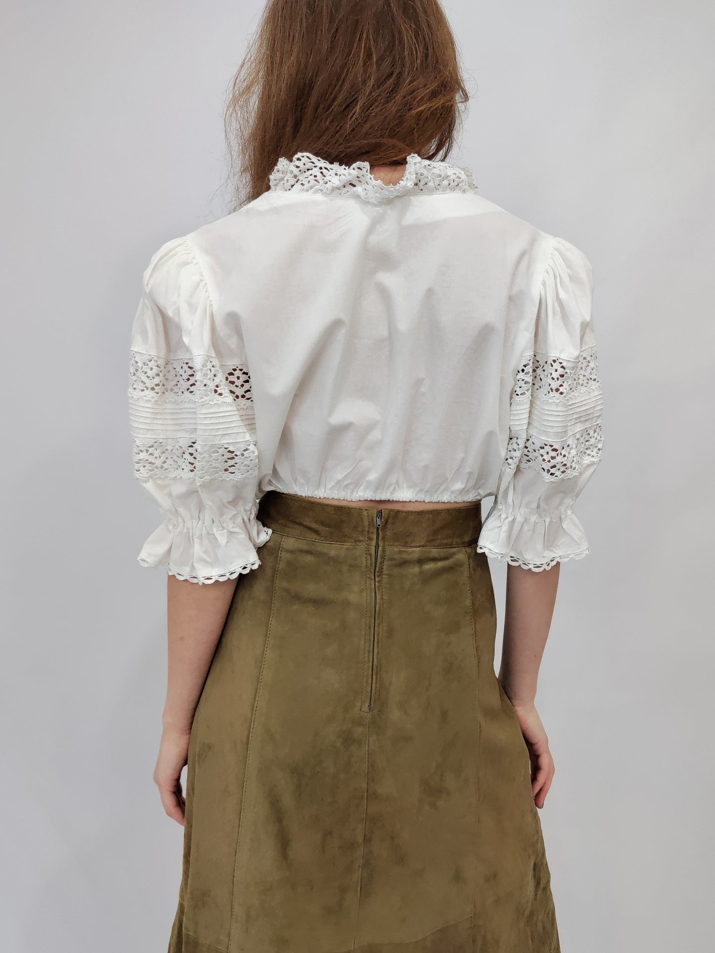 Vintage Dirndl Shirt - Size M/L