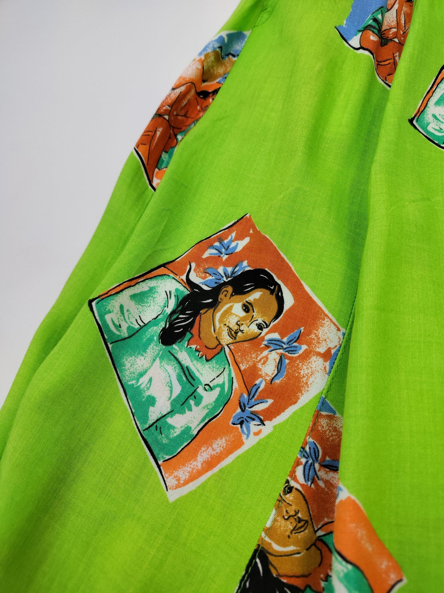'80s Skirt, 100% Cotton.