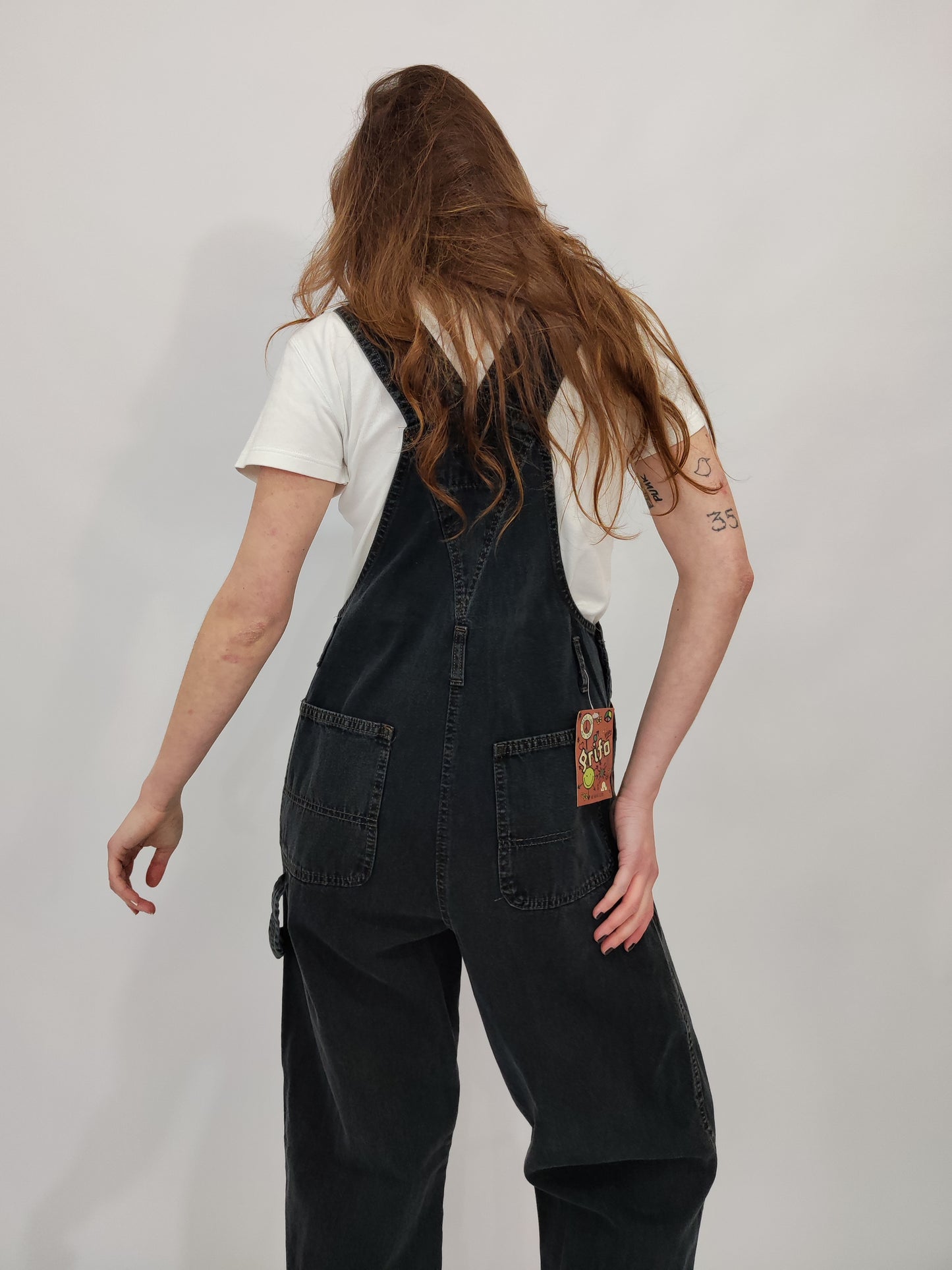 Vintage Deadstock Overalls - Size S - Dark Gray