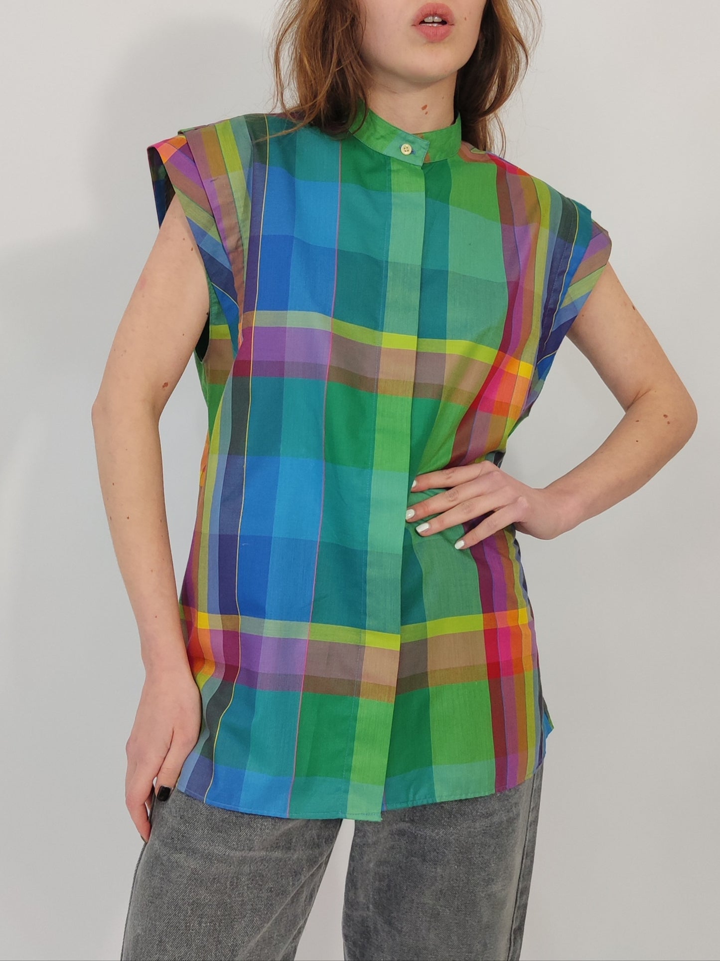 Emmanuel Schvili Early '80s Checkered Shirt