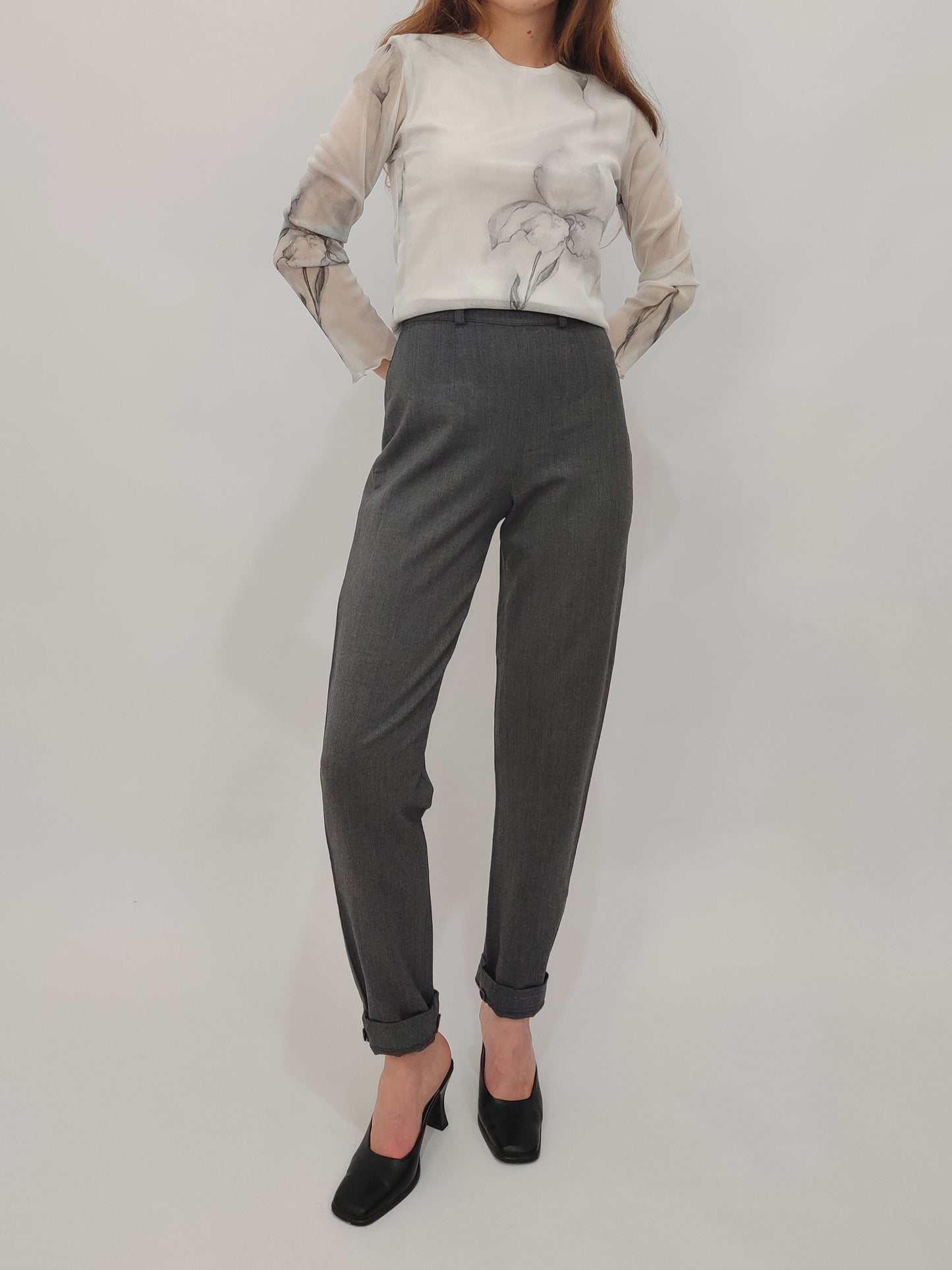 Max Mara Gray Trousers