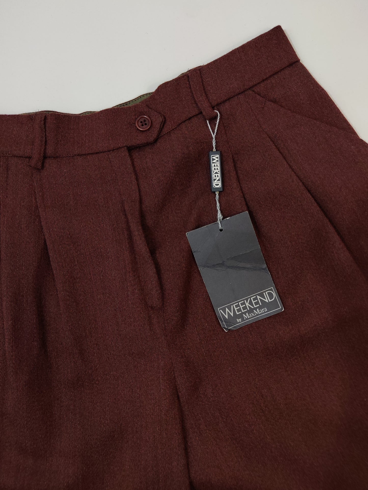 MaxMara Weekend Deadstock Wool Shorts - Size L