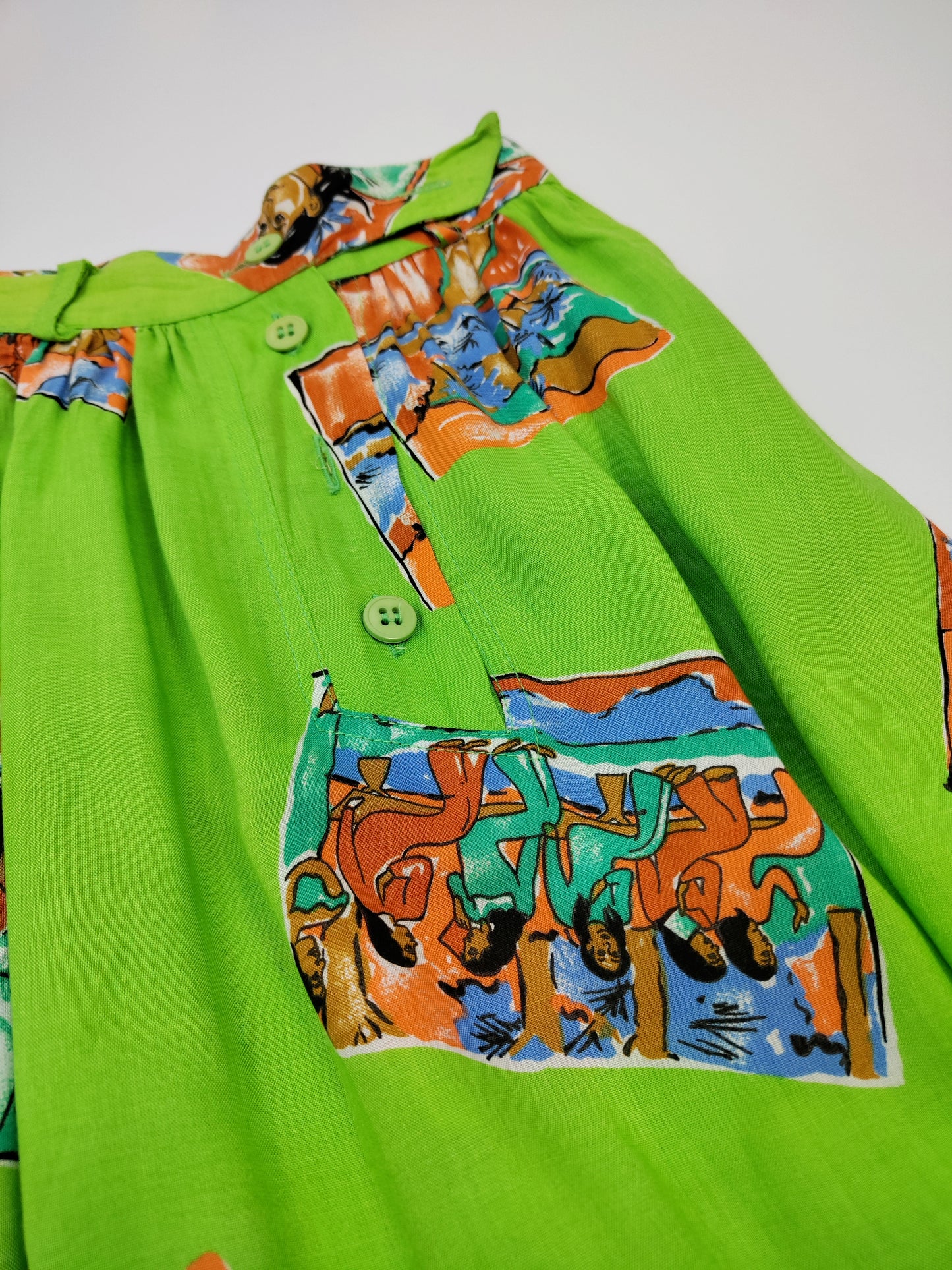 '80s Skirt, 100% Cotton.