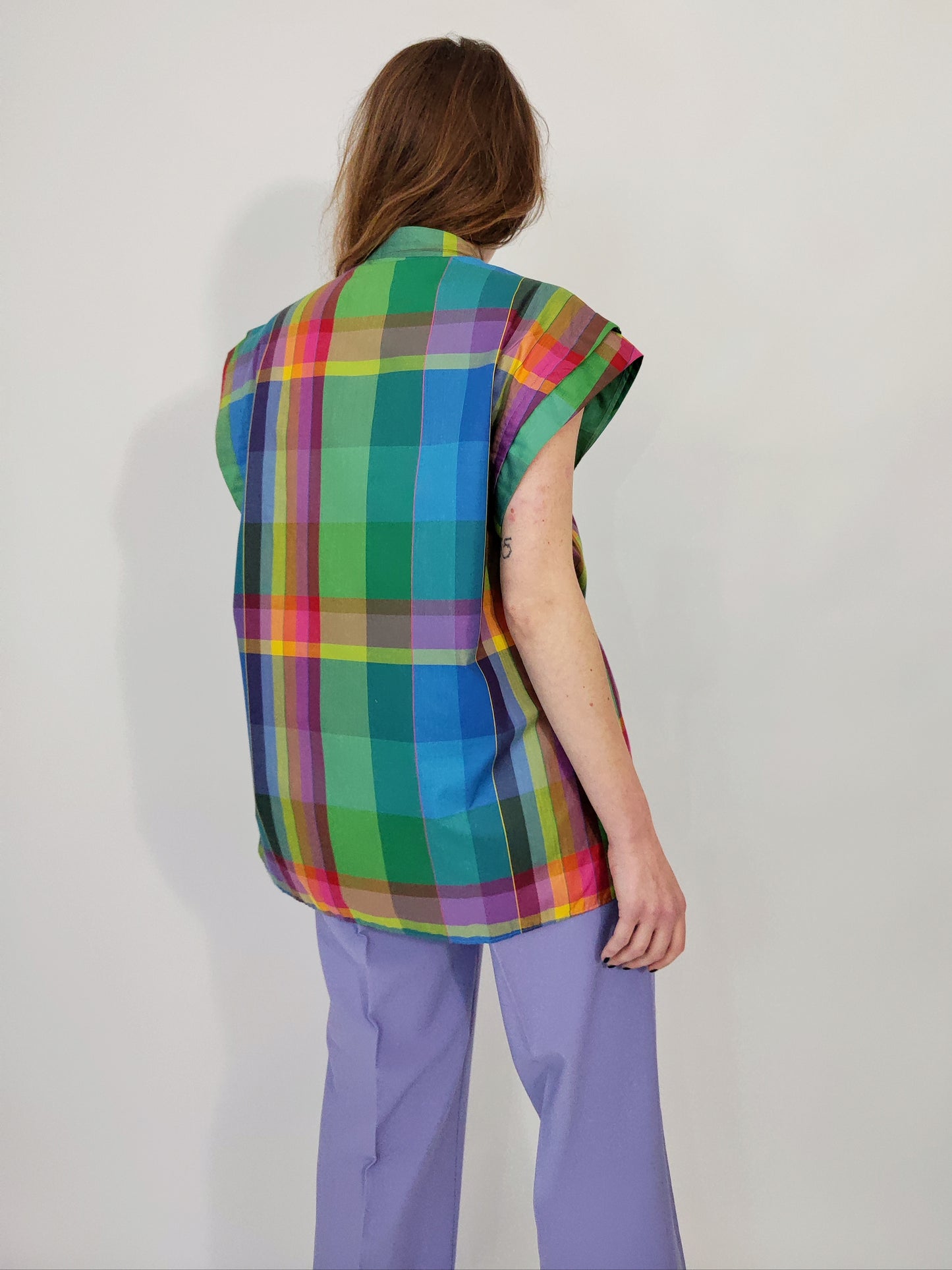 Emmanuel Schvili Early '80s Checkered Shirt