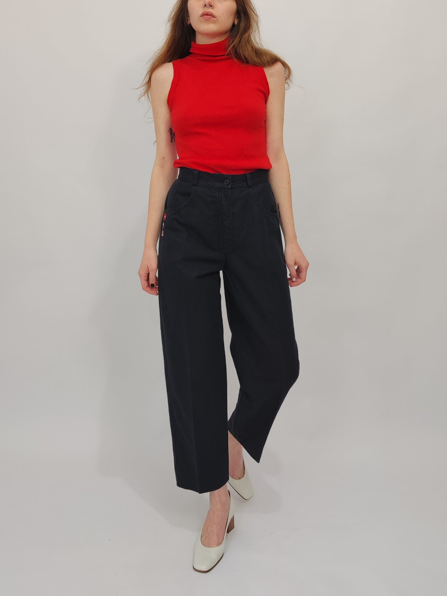 '80s Linen&Cotton Pants