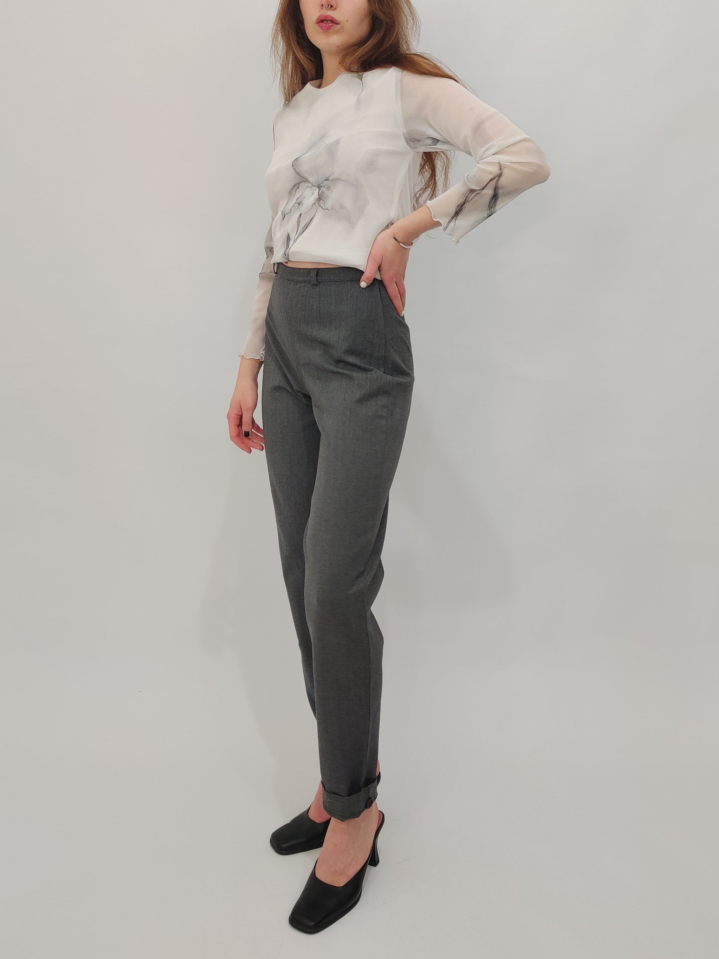 Max Mara Gray Trousers