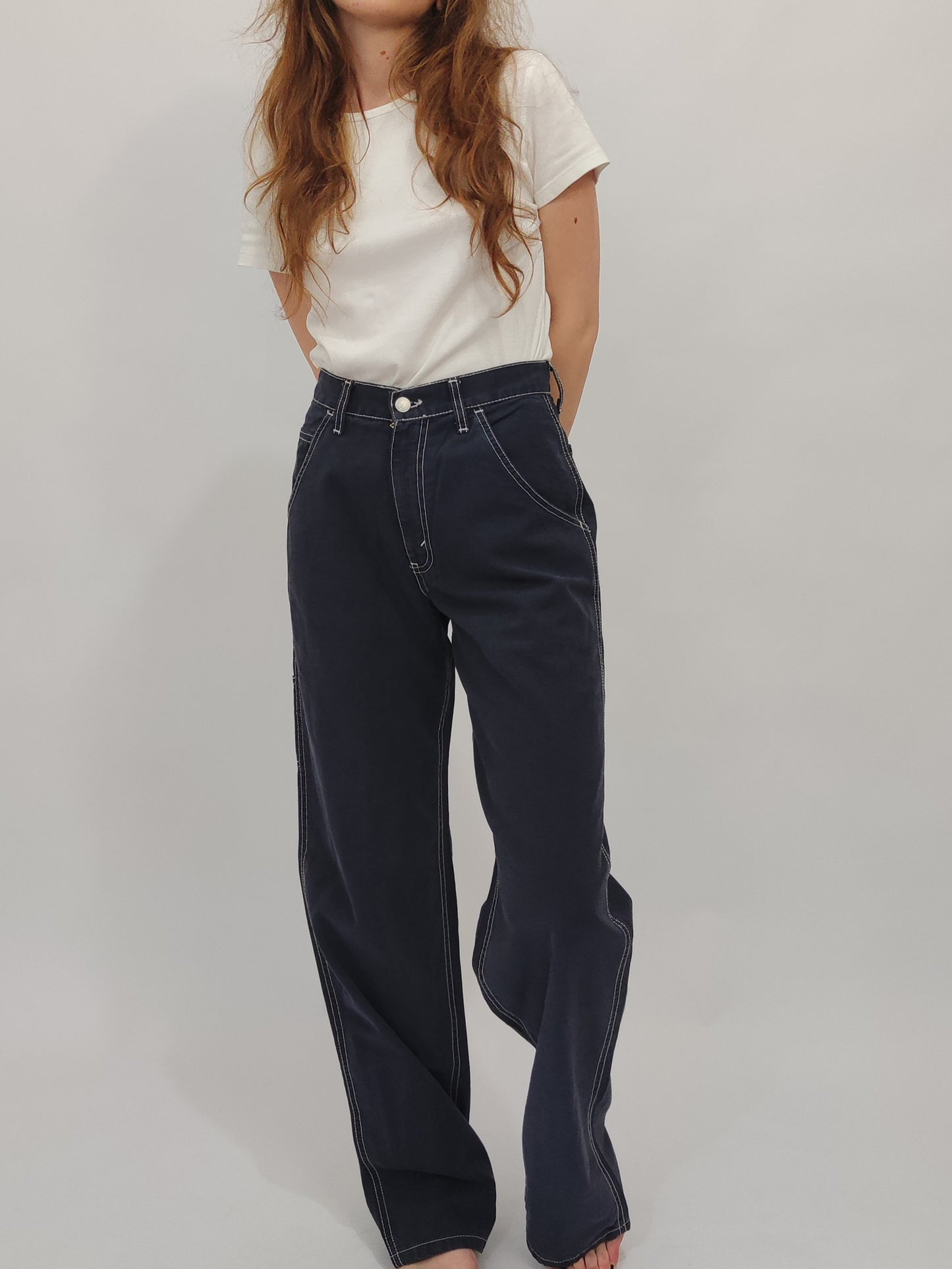 Levi's 484 Workpants, Dark Blue - Deadstock