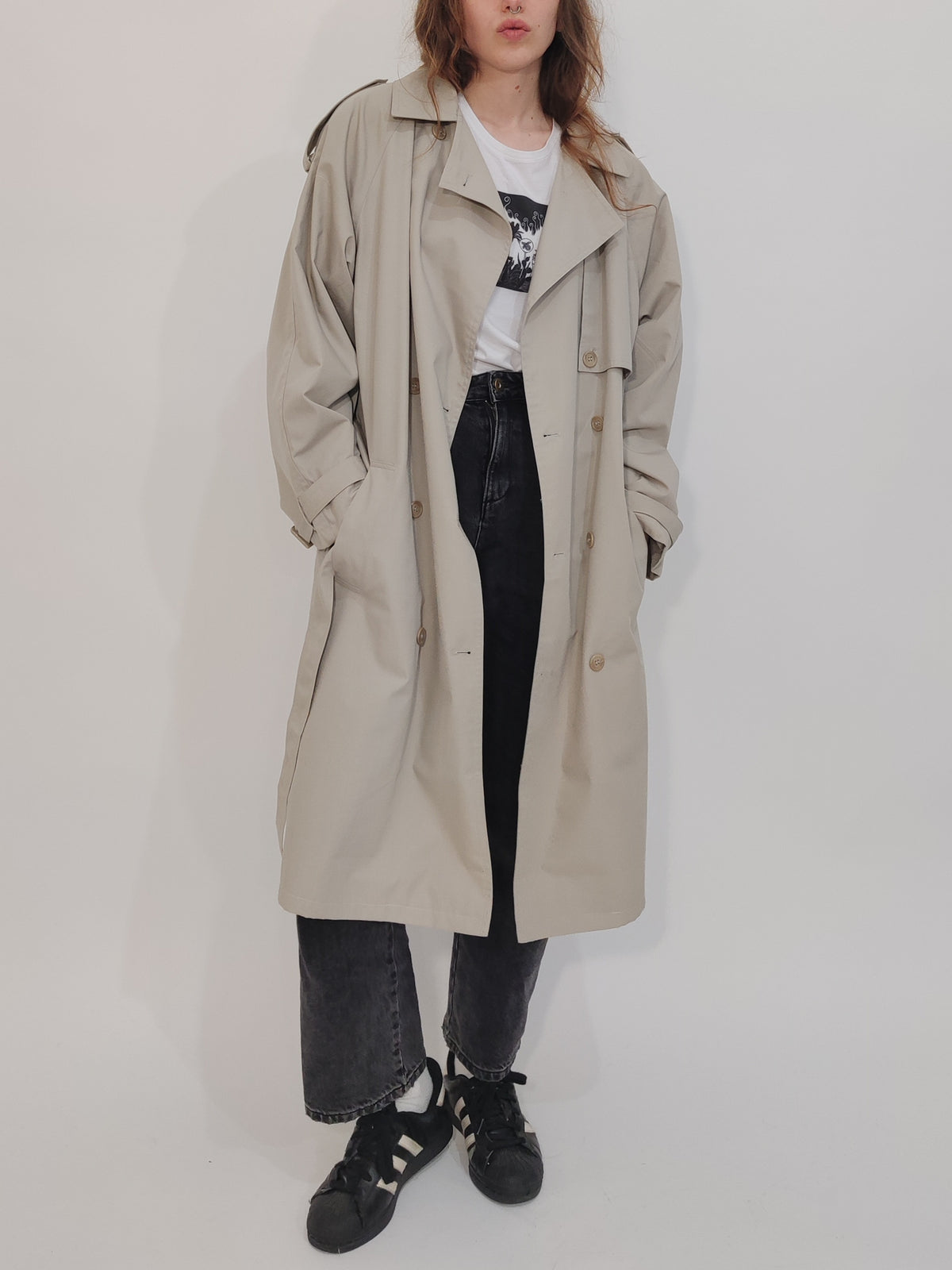 '80s Vintage Trench