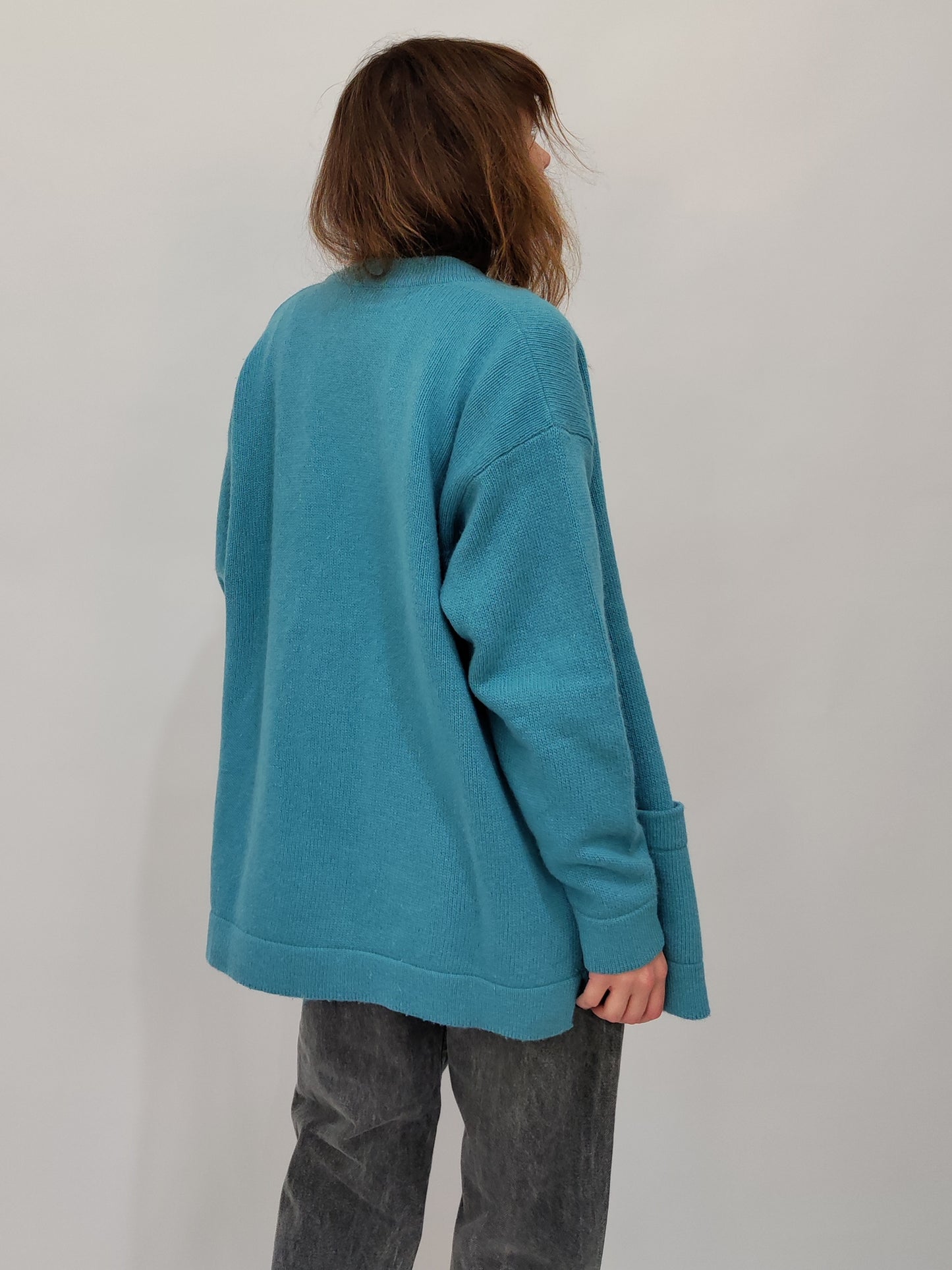 Les Copains Late '80s Oversized Cardigan