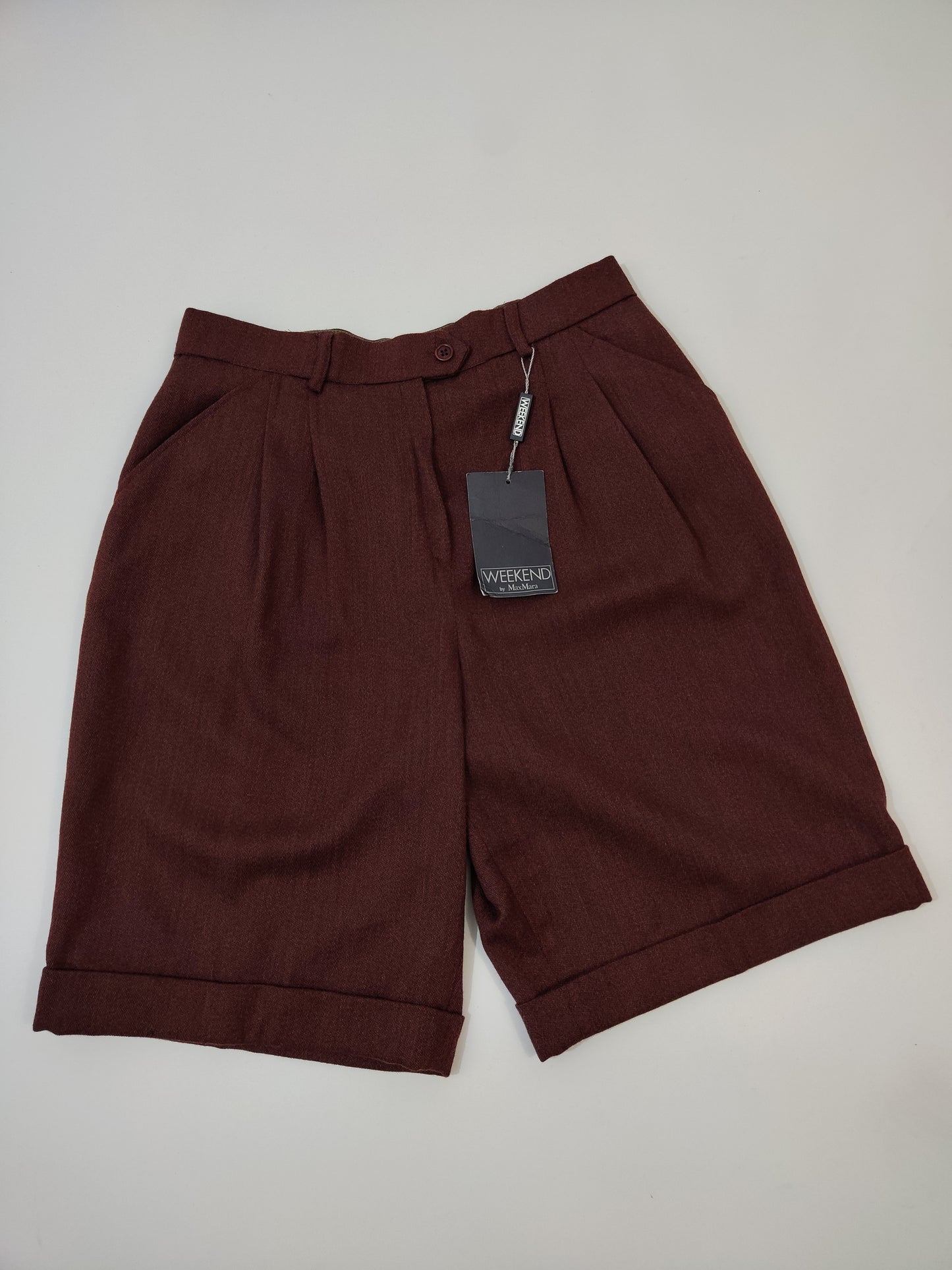 MaxMara Weekend Deadstock Wool Shorts - Size L