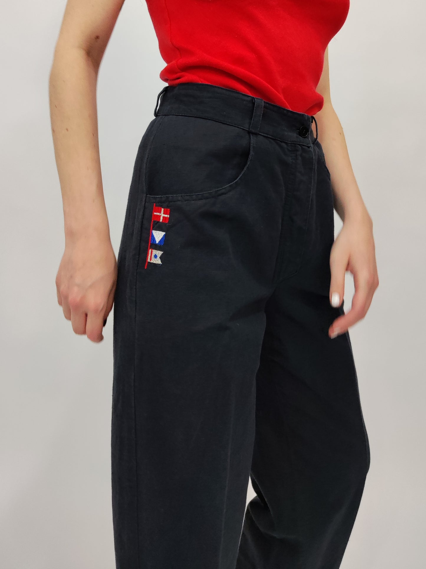 '80s Linen&Cotton Pants