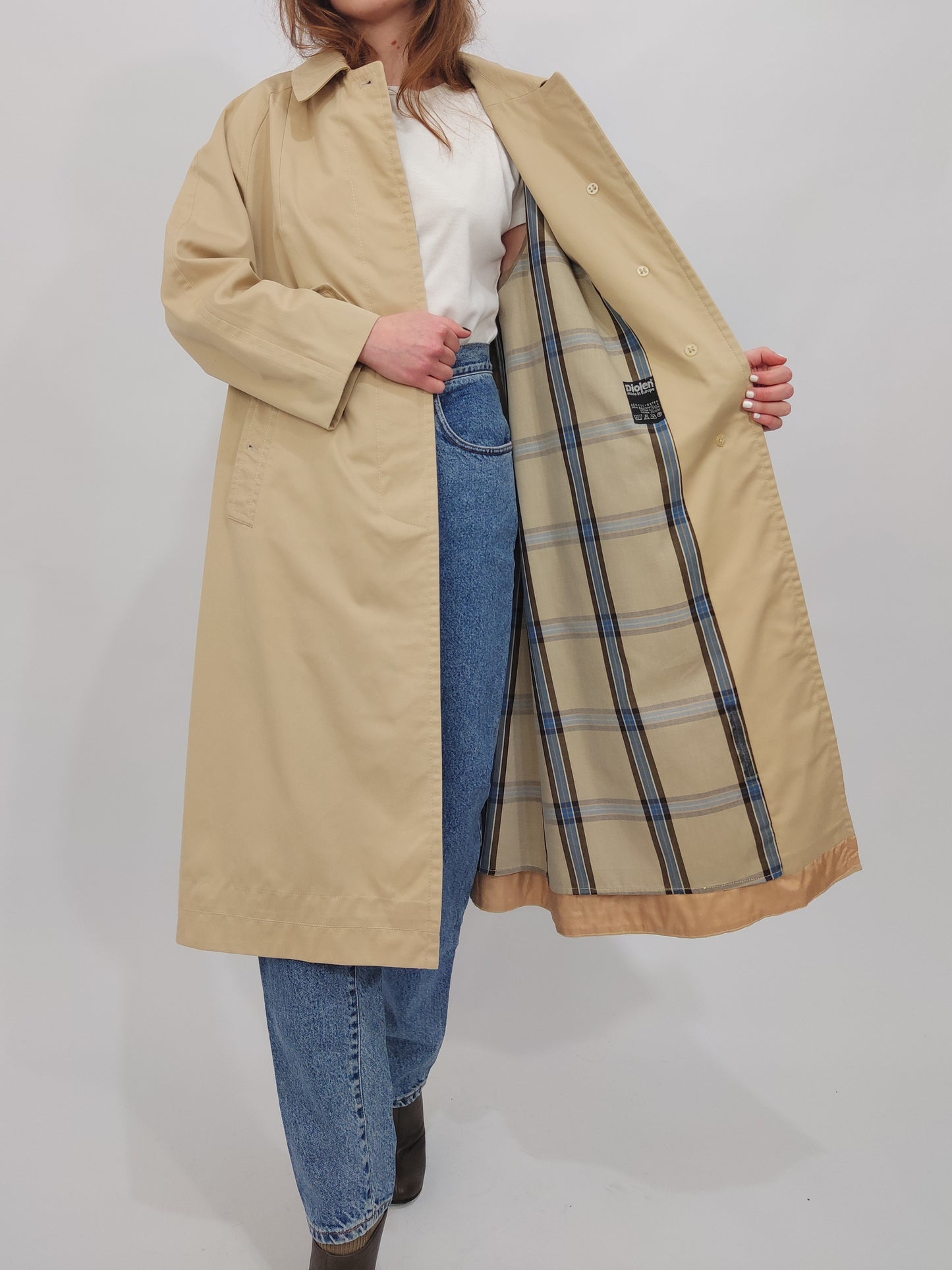 Boecker '70s Vintage Diolen Trench