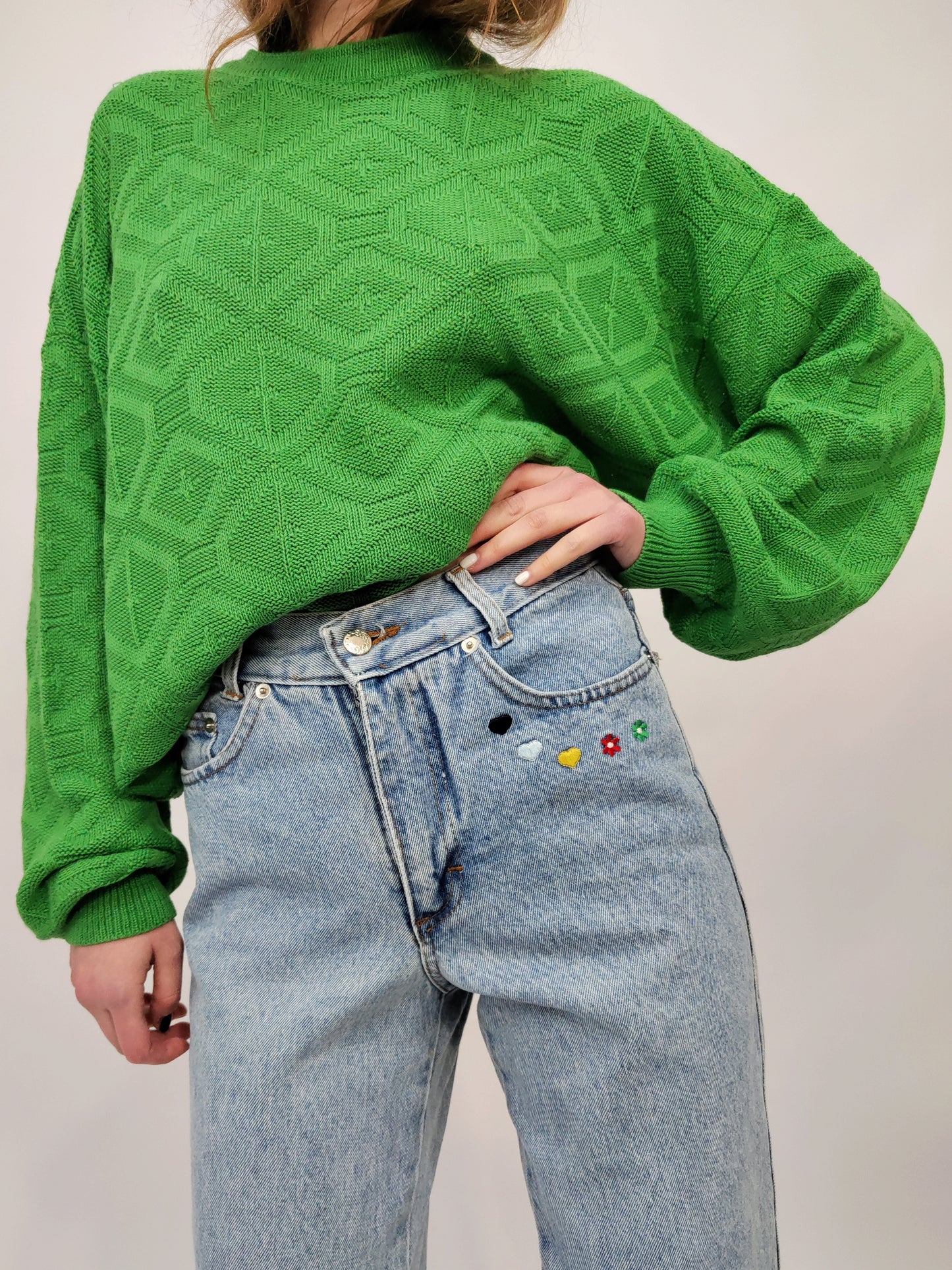 Green Vintage Jumper