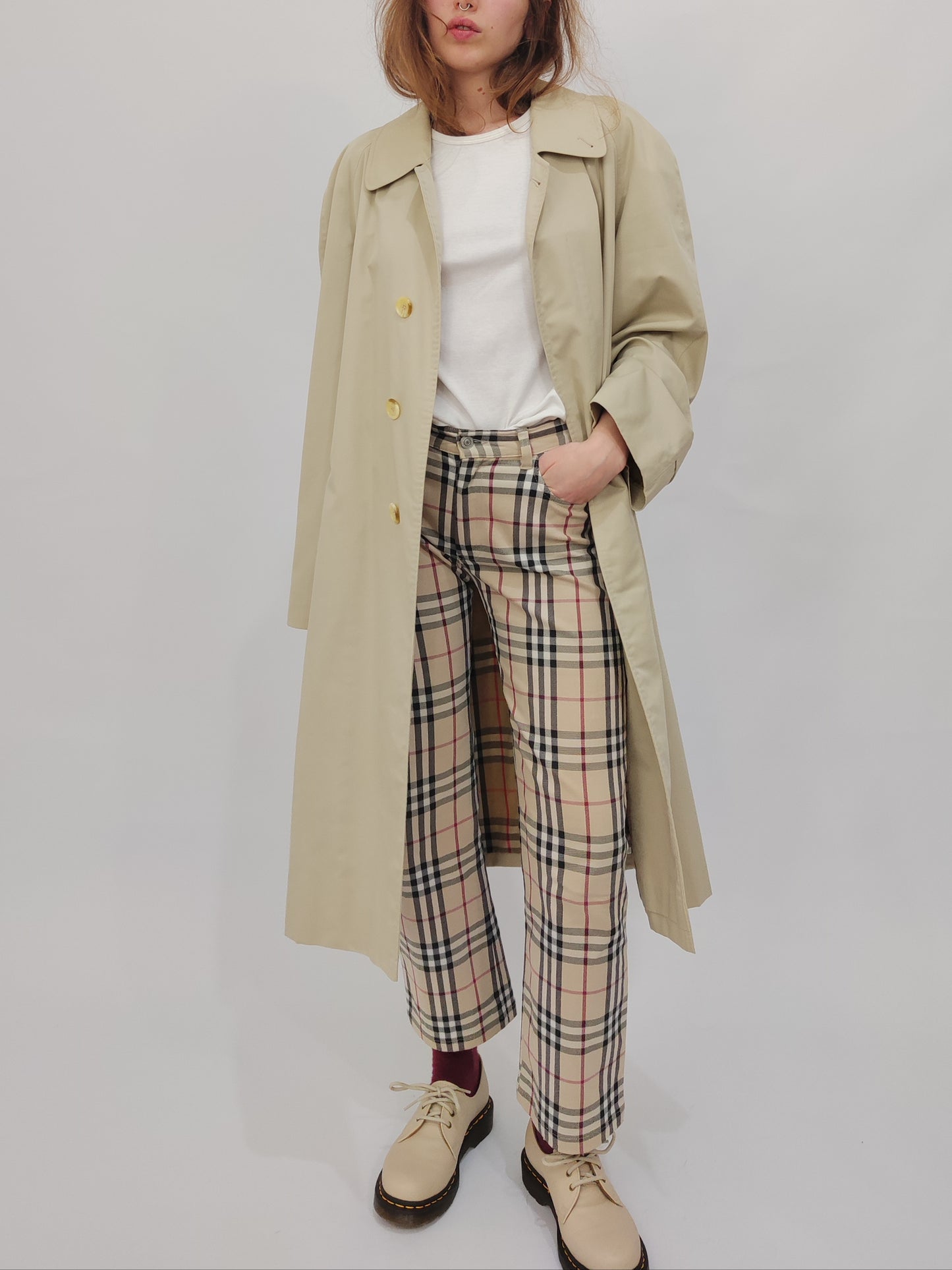Burberrys Vintage Nova Check Trench