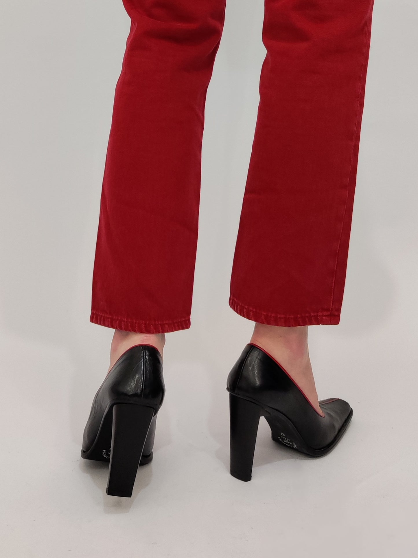 Black & Red Vintage Shoes