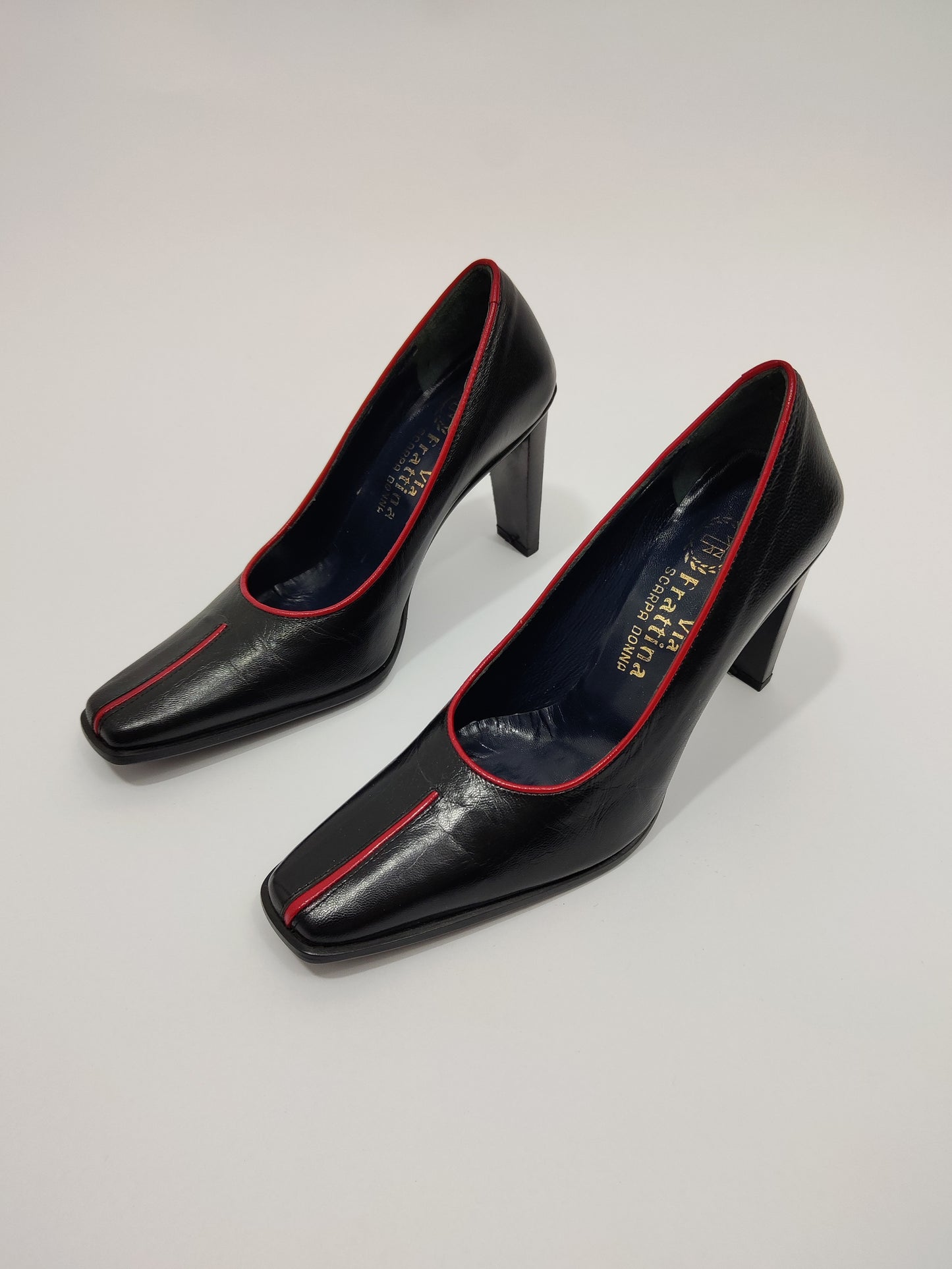 Black & Red Vintage Shoes