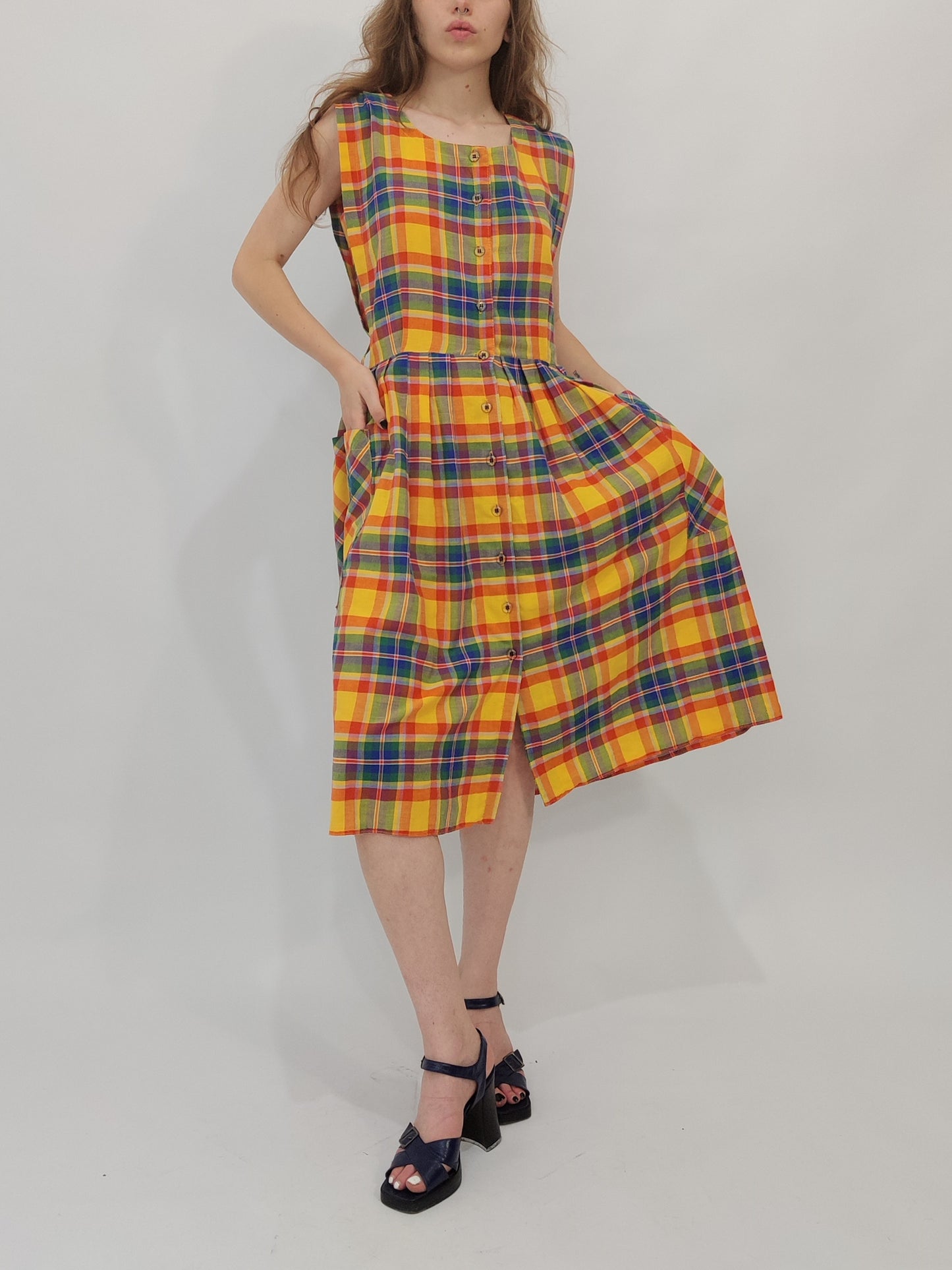 Early '80s Madras Dress