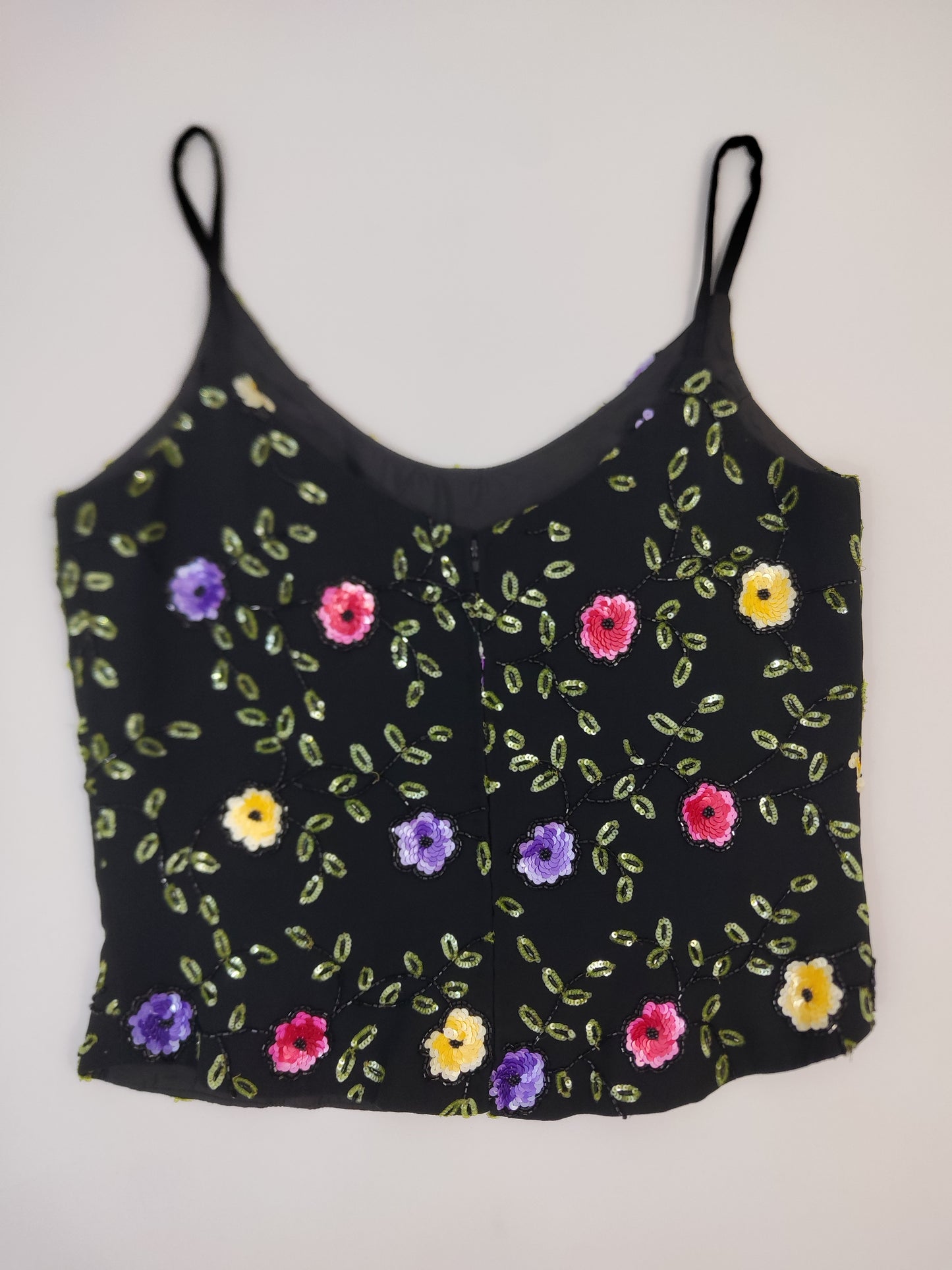 Floral Beaded Top