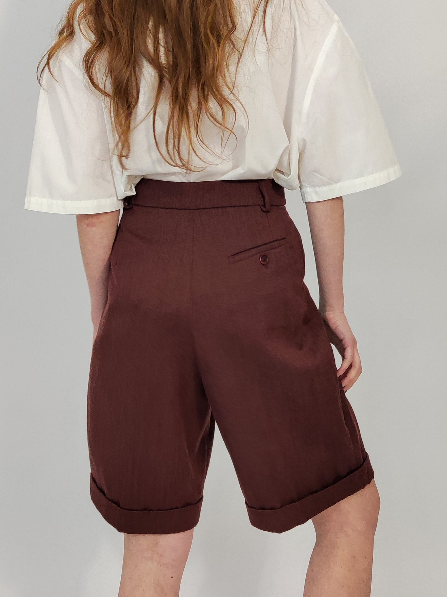 MaxMara Weekend Deadstock Wool Shorts - Size L