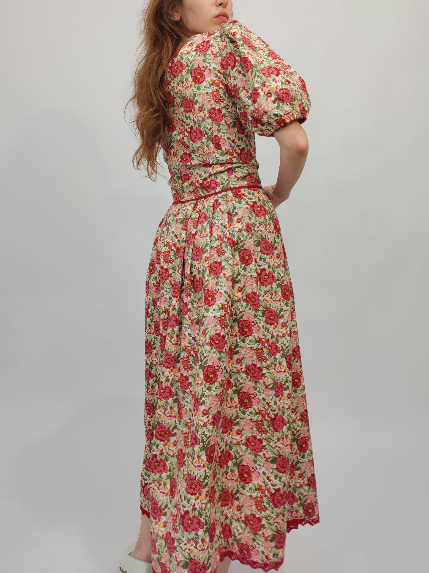 Meico Vintage Floral Dress