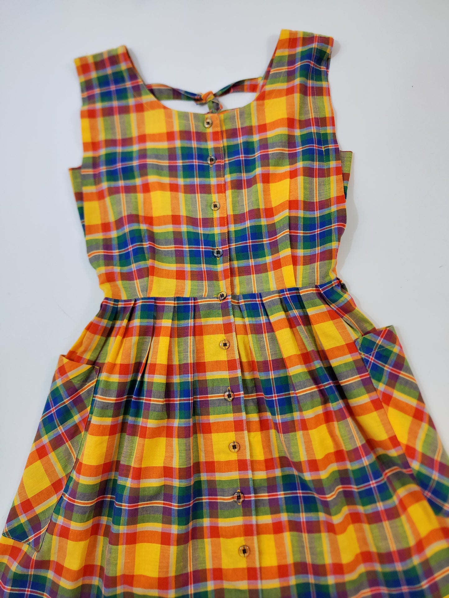 Early '80s Madras Dress
