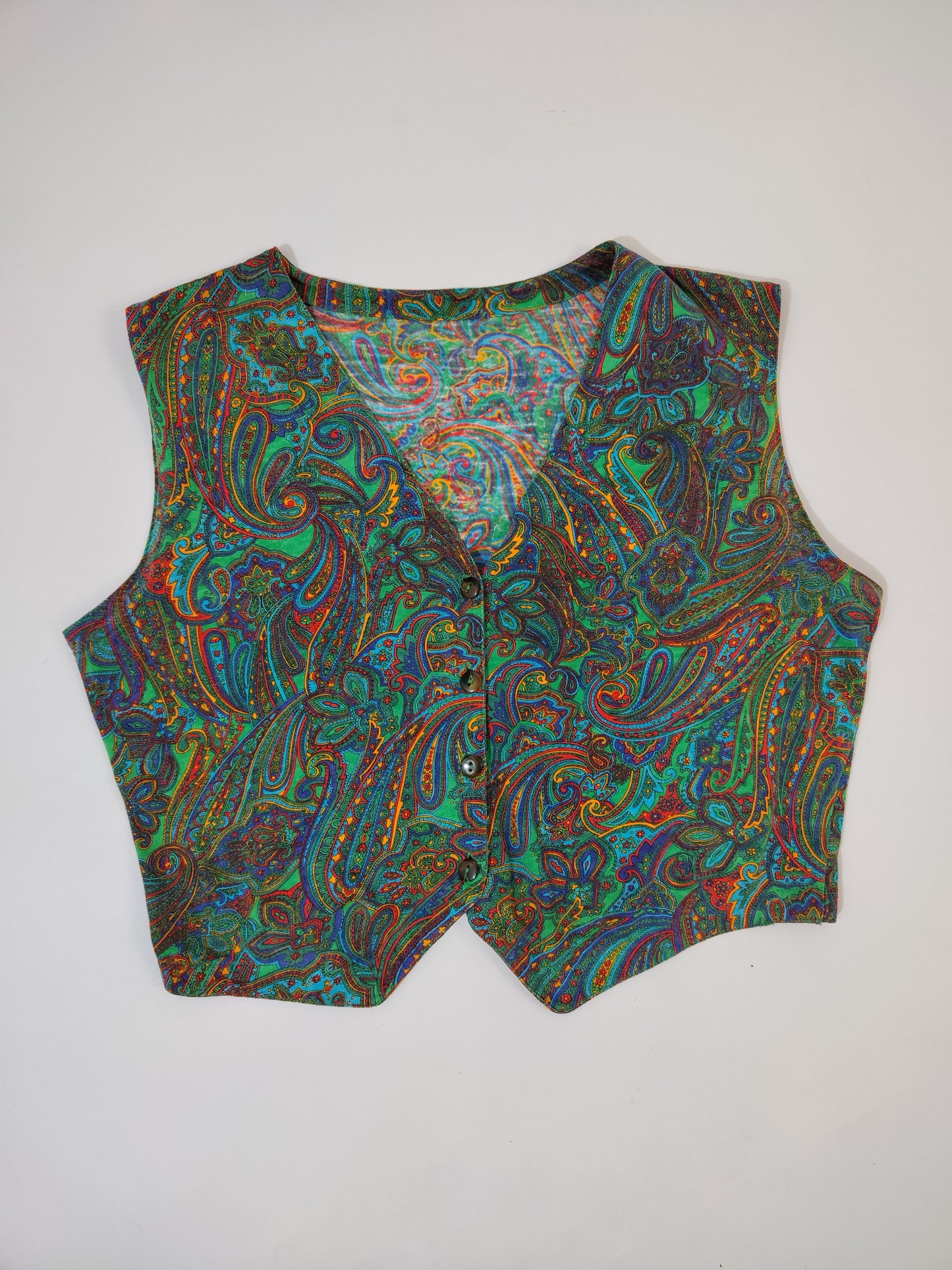 '80s Paisley Vest