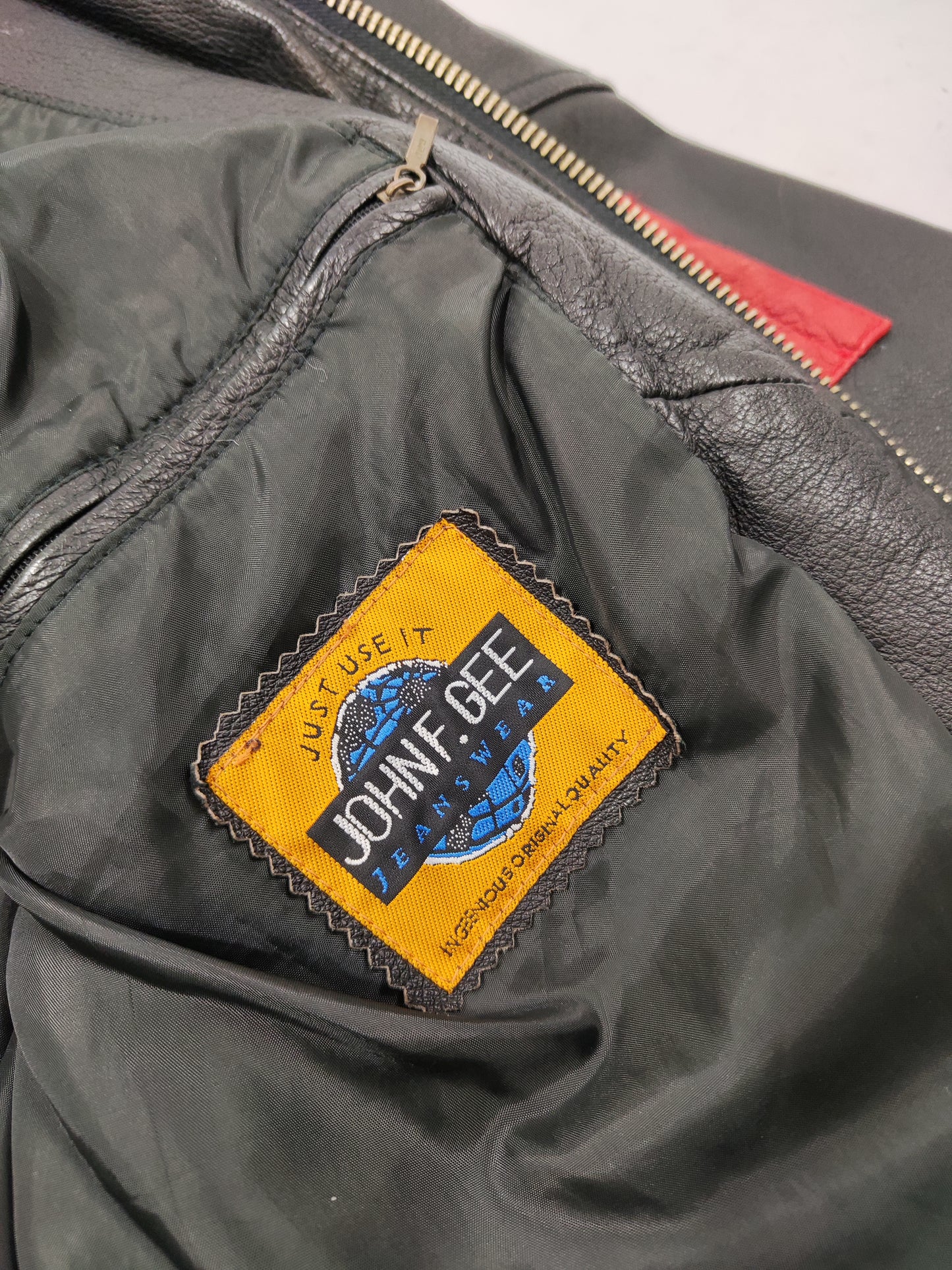 John F. Gee Vintage Leather Bomber