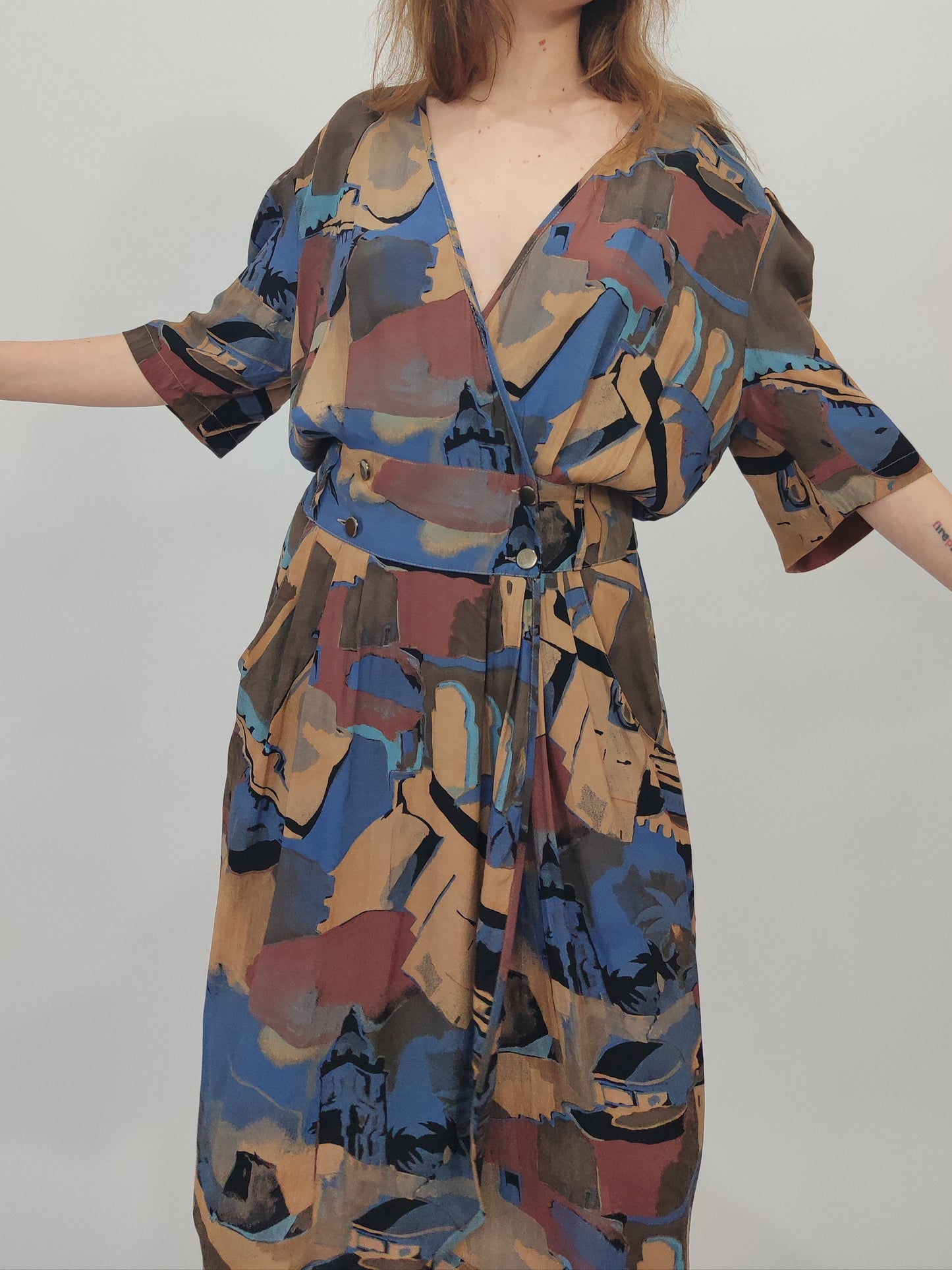 Late '70s Elkont Dress - Size M