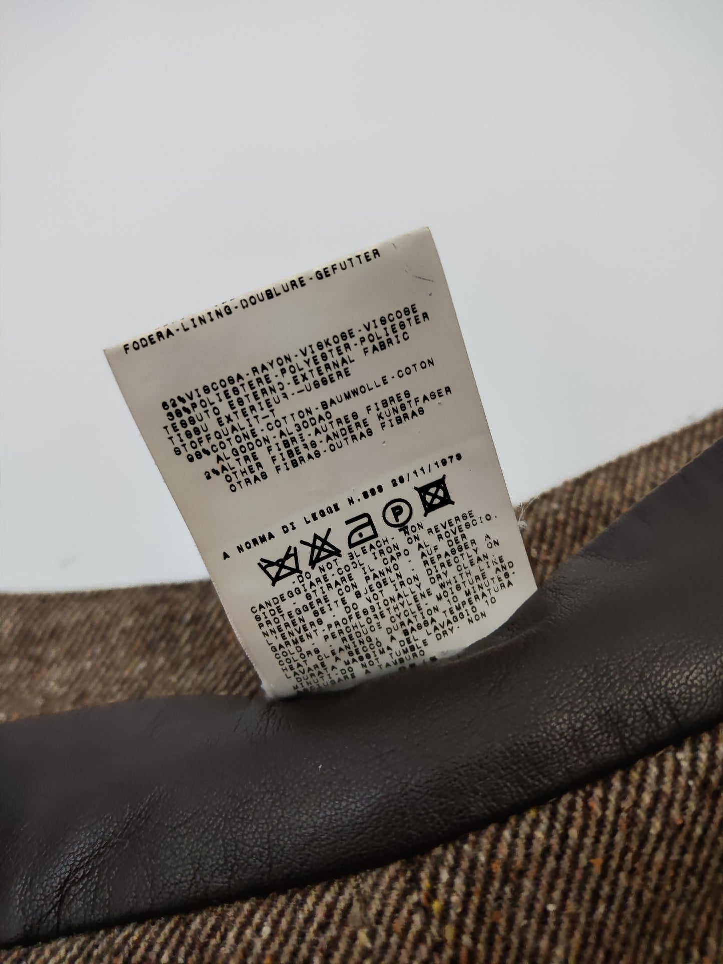 D&G Vintage Pleated Wool Skirt