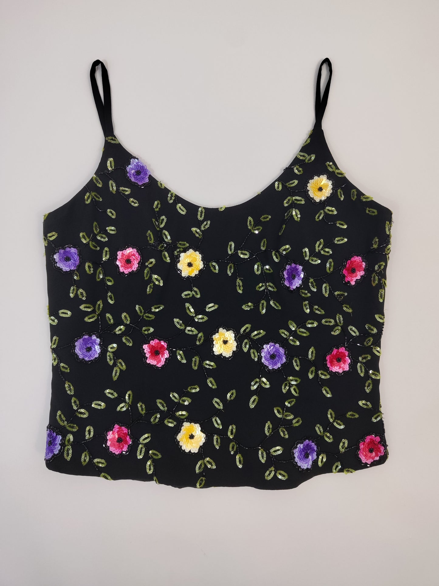 Floral Beaded Top