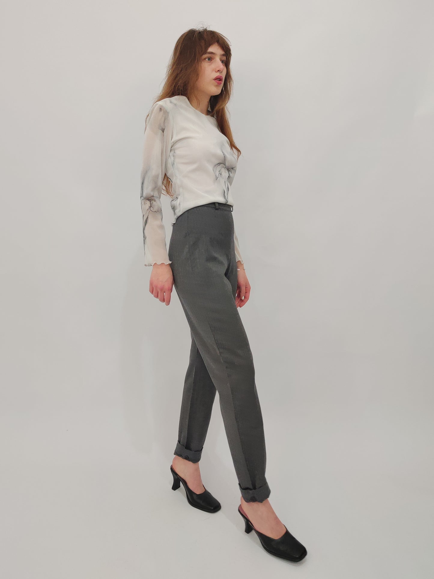 Max Mara Gray Trousers
