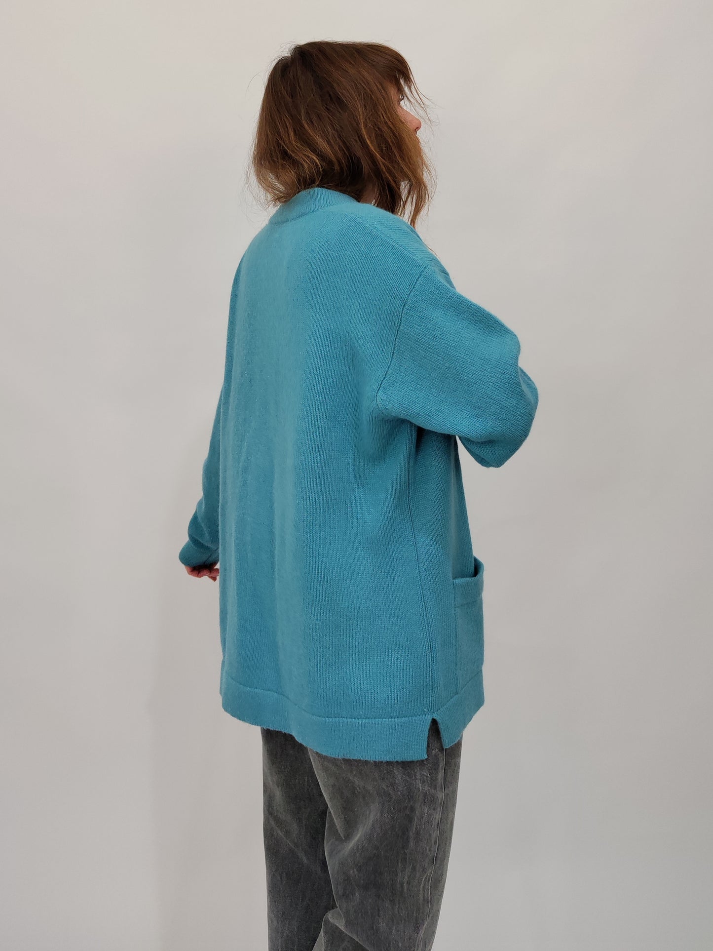 Les Copains Late '80s Oversized Cardigan