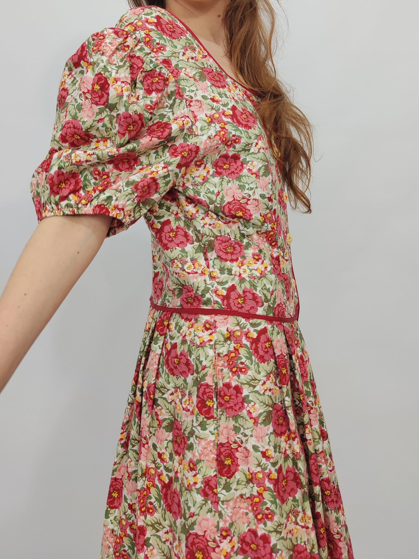 Meico Vintage Floral Dress