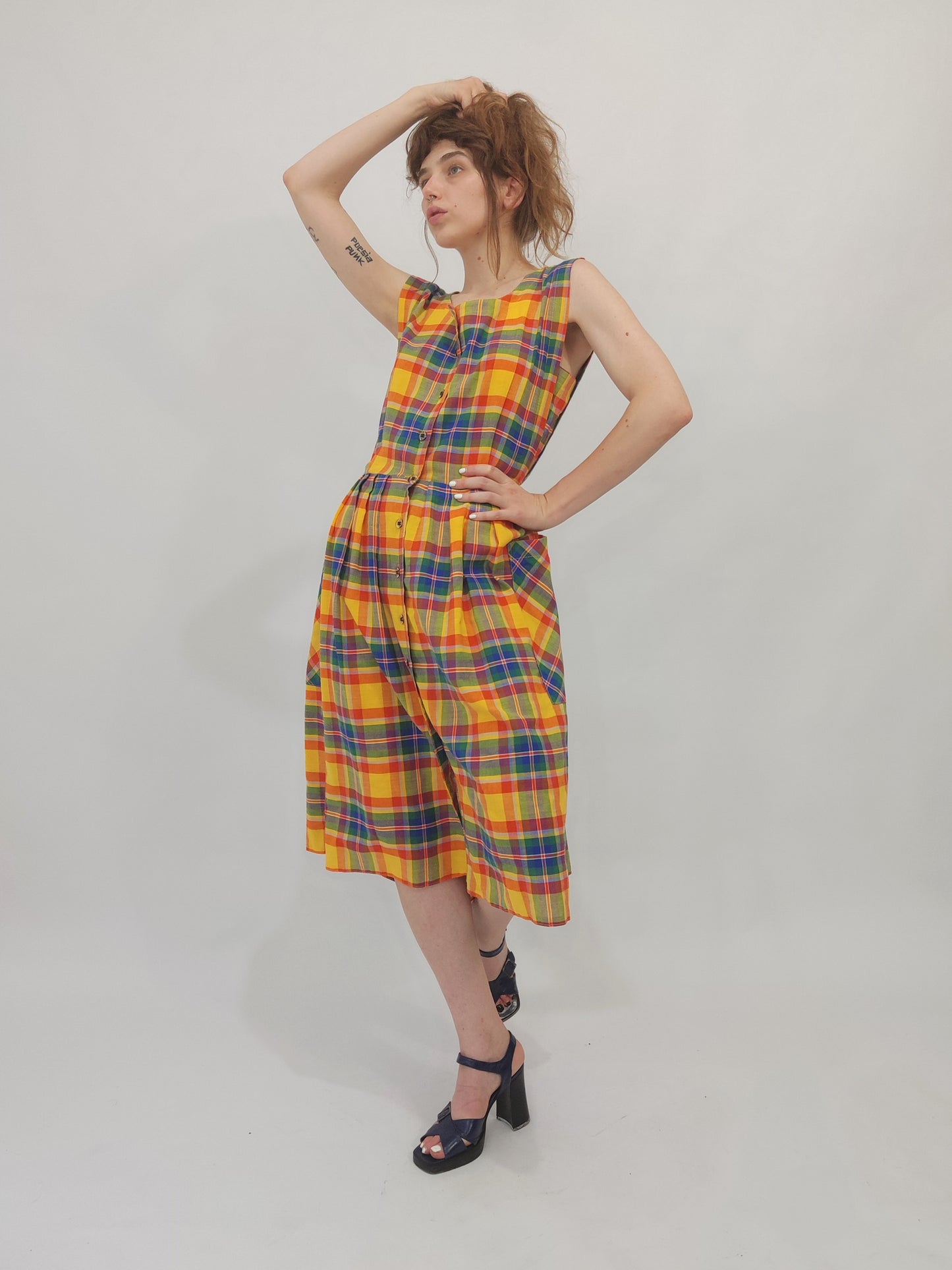 Early '80s Madras Dress