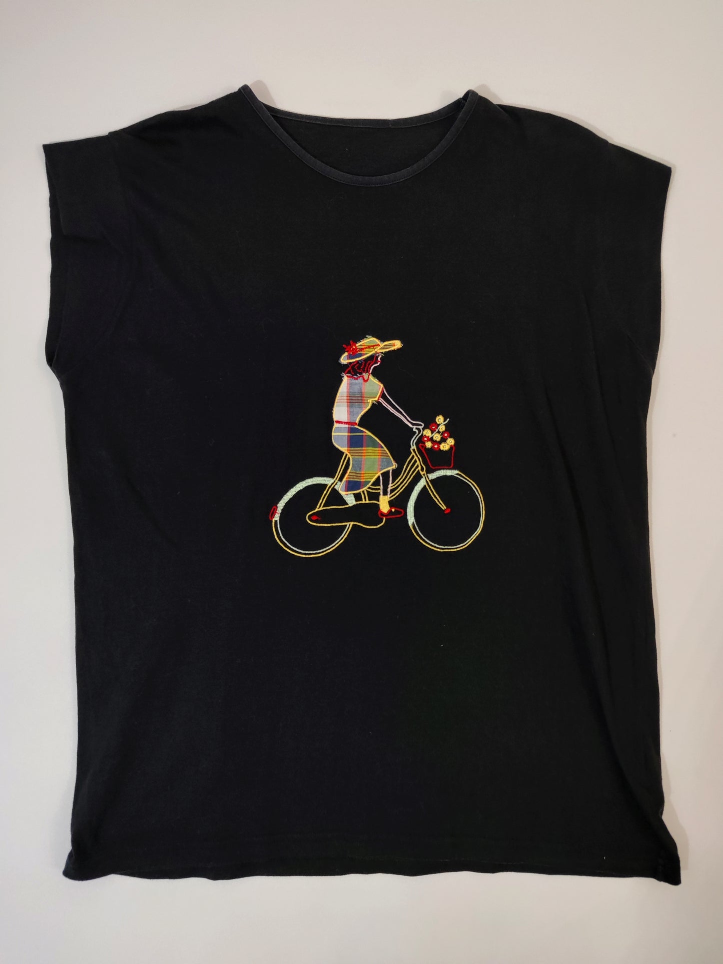 '80s Embroiedered Cycle Top