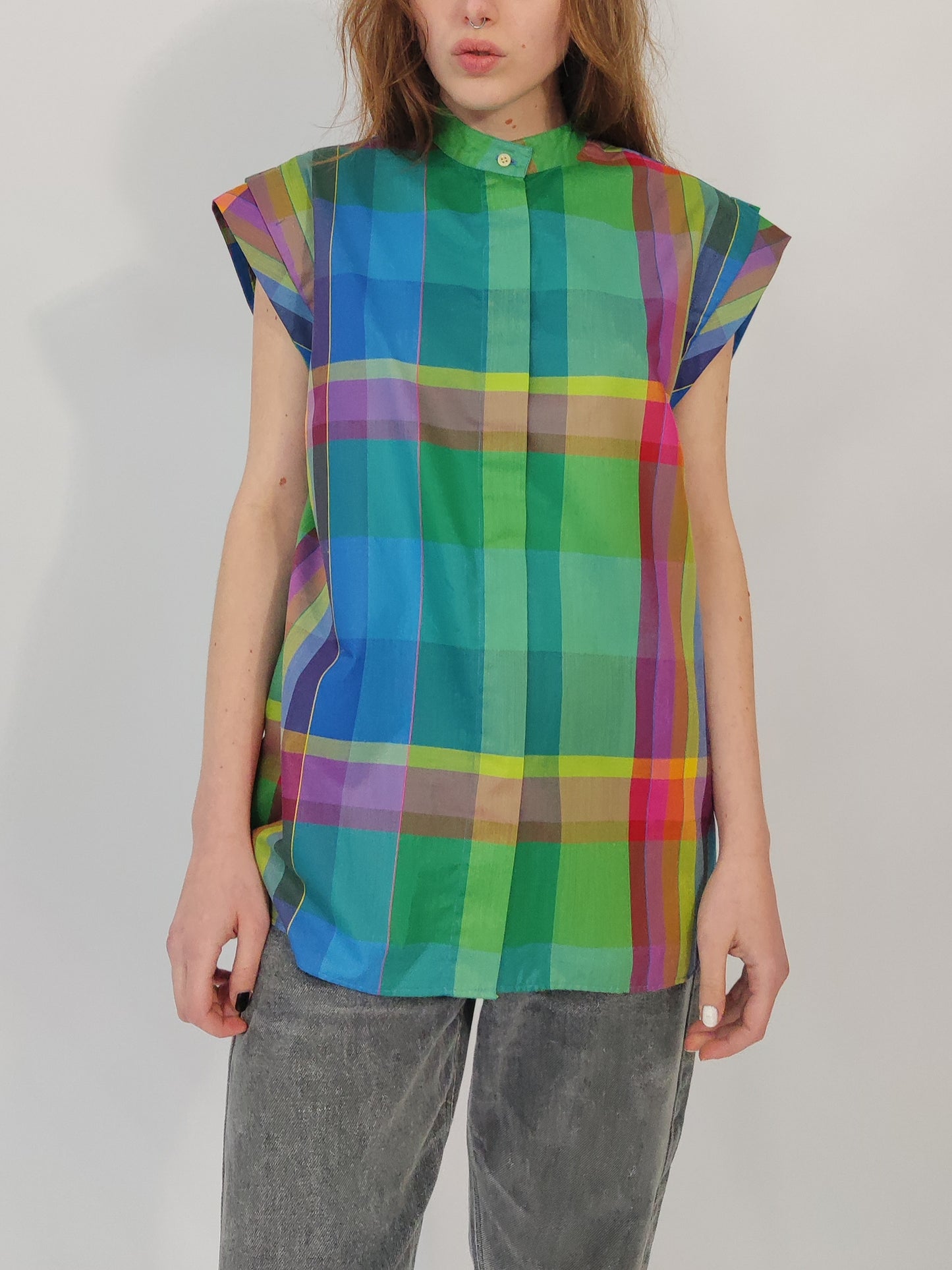 Emmanuel Schvili Early '80s Checkered Shirt
