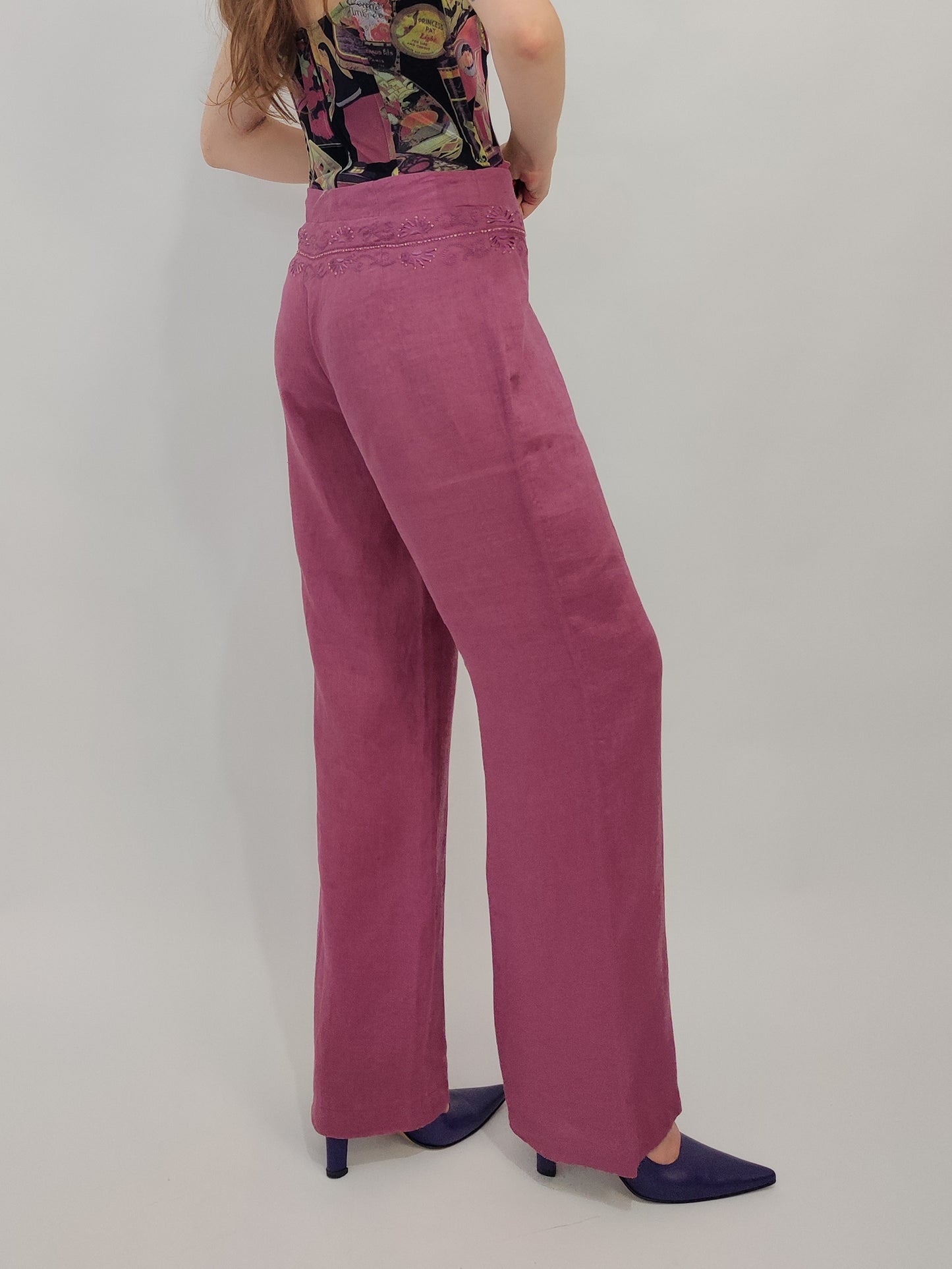 '90s Linen Trousers