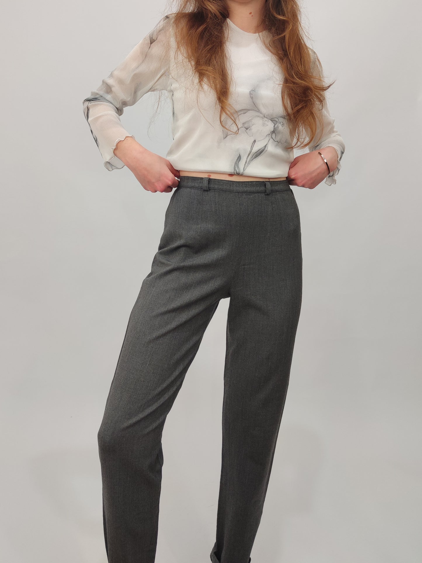 Max Mara Gray Trousers