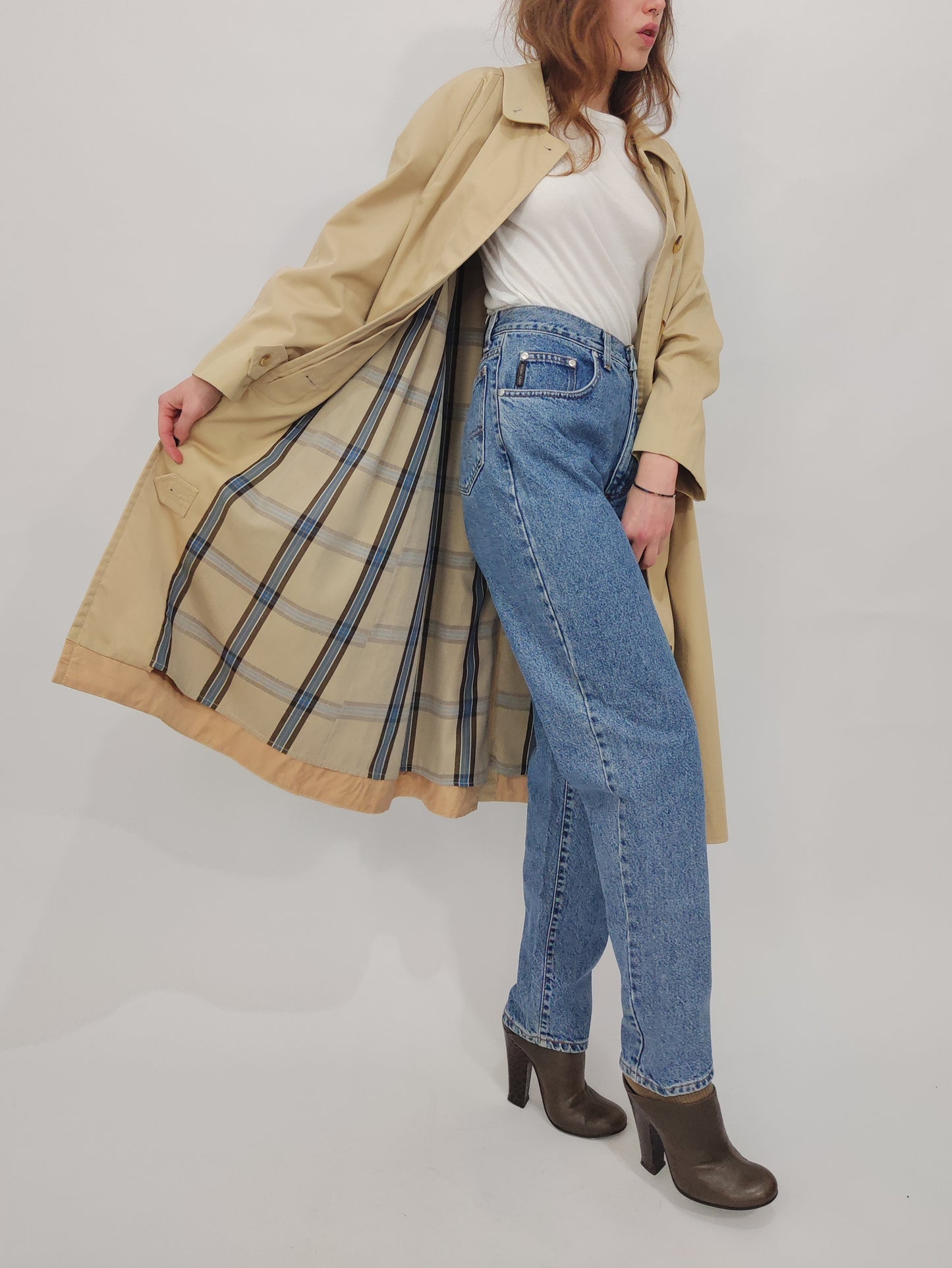 Boecker '70s Vintage Diolen Trench
